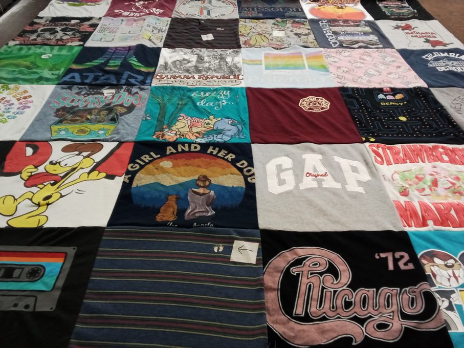 T-shirt quilt from truman state university by Angela from IL