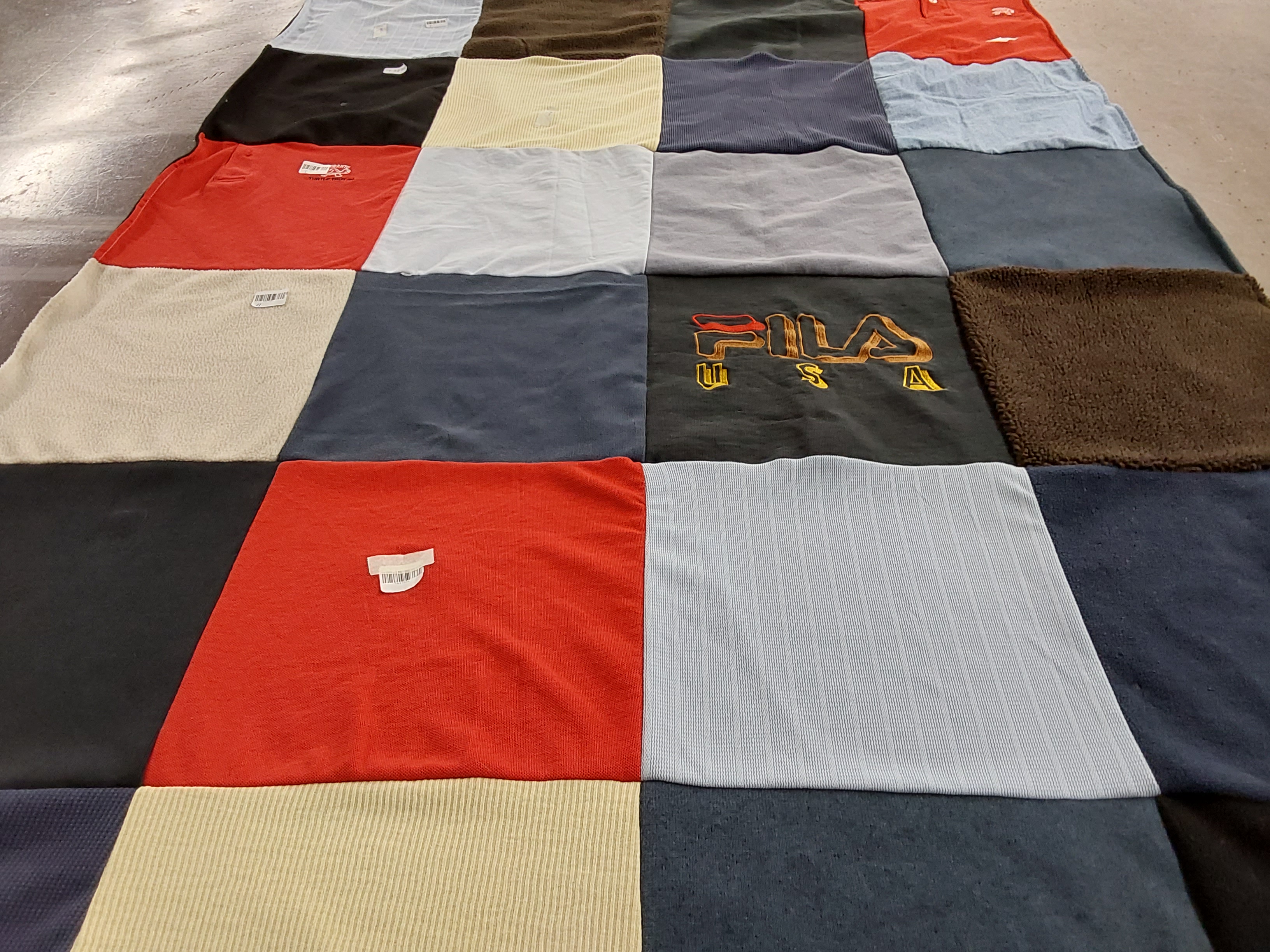 T-shirt quilt by Maria from NY