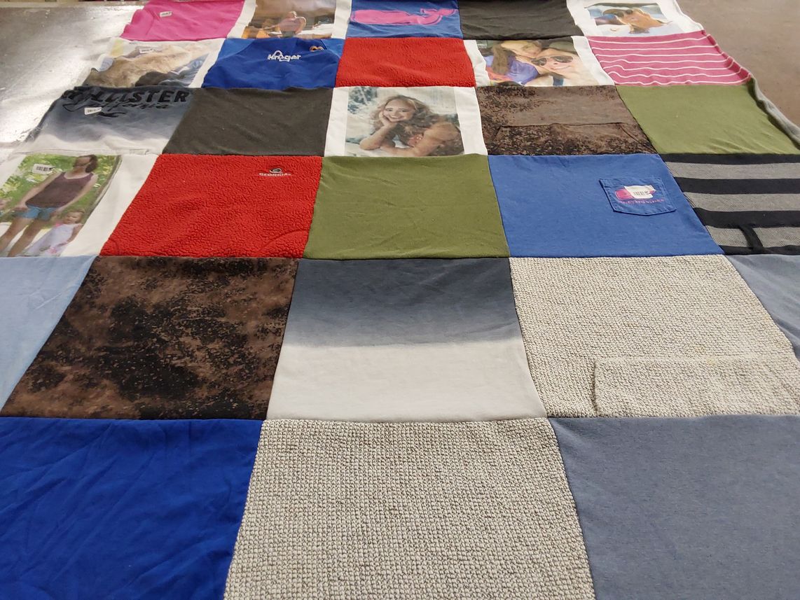 T-shirt quilt by Karen from FL