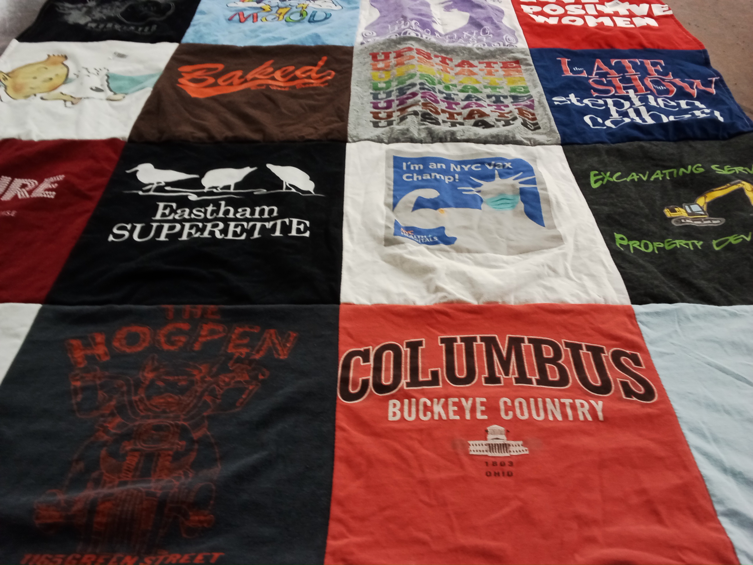 T-shirt quilt from ohio state university by Patrick from NY