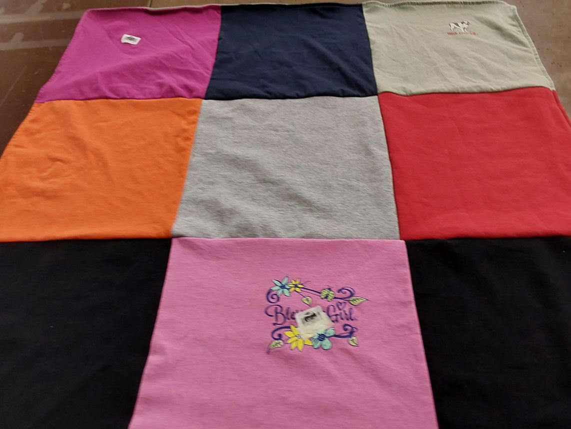 T-shirt quilt by Amy from TX