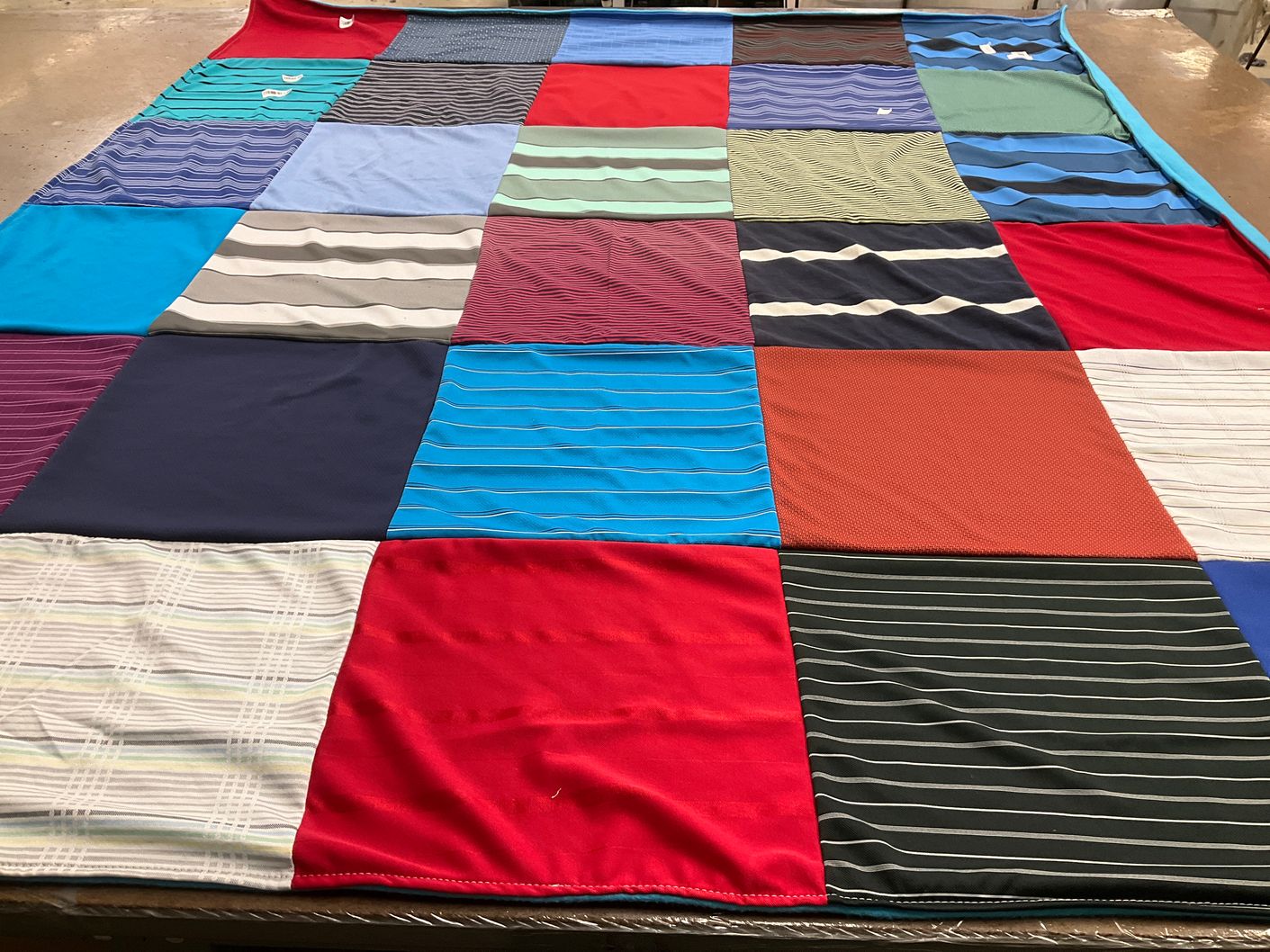 T-shirt quilt by MS from NE