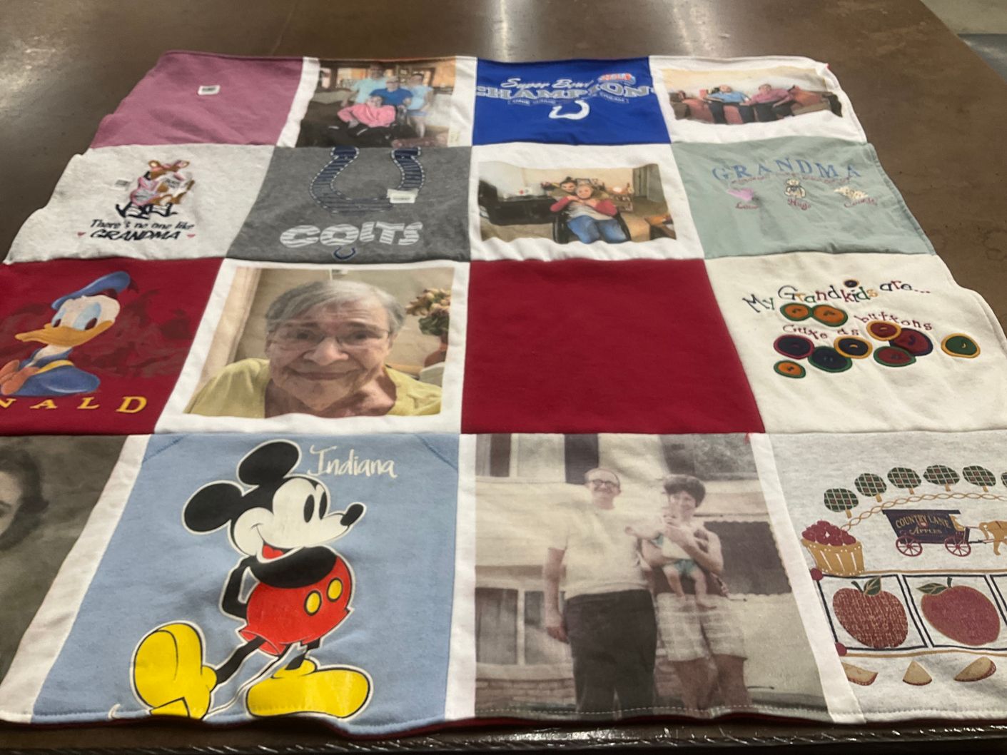 T-shirt quilt featuring indianapolis colts by Madison from IN