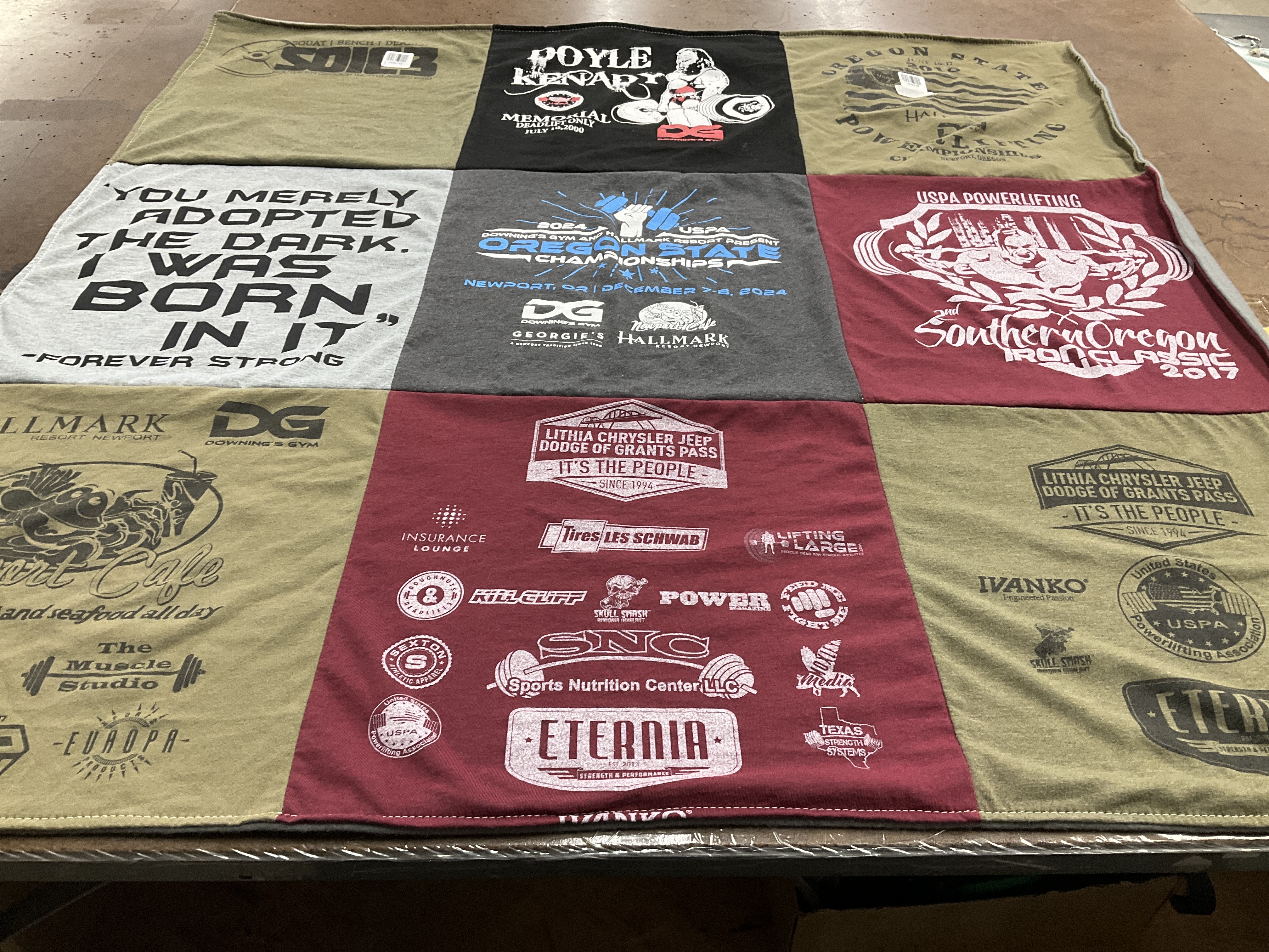 T-shirt quilt from oregon state university by Valerie from OR