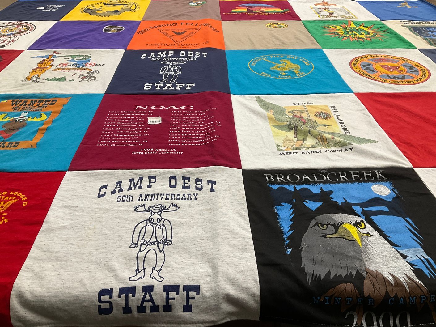 T-shirt quilt from iowa state university by Ryan from NC