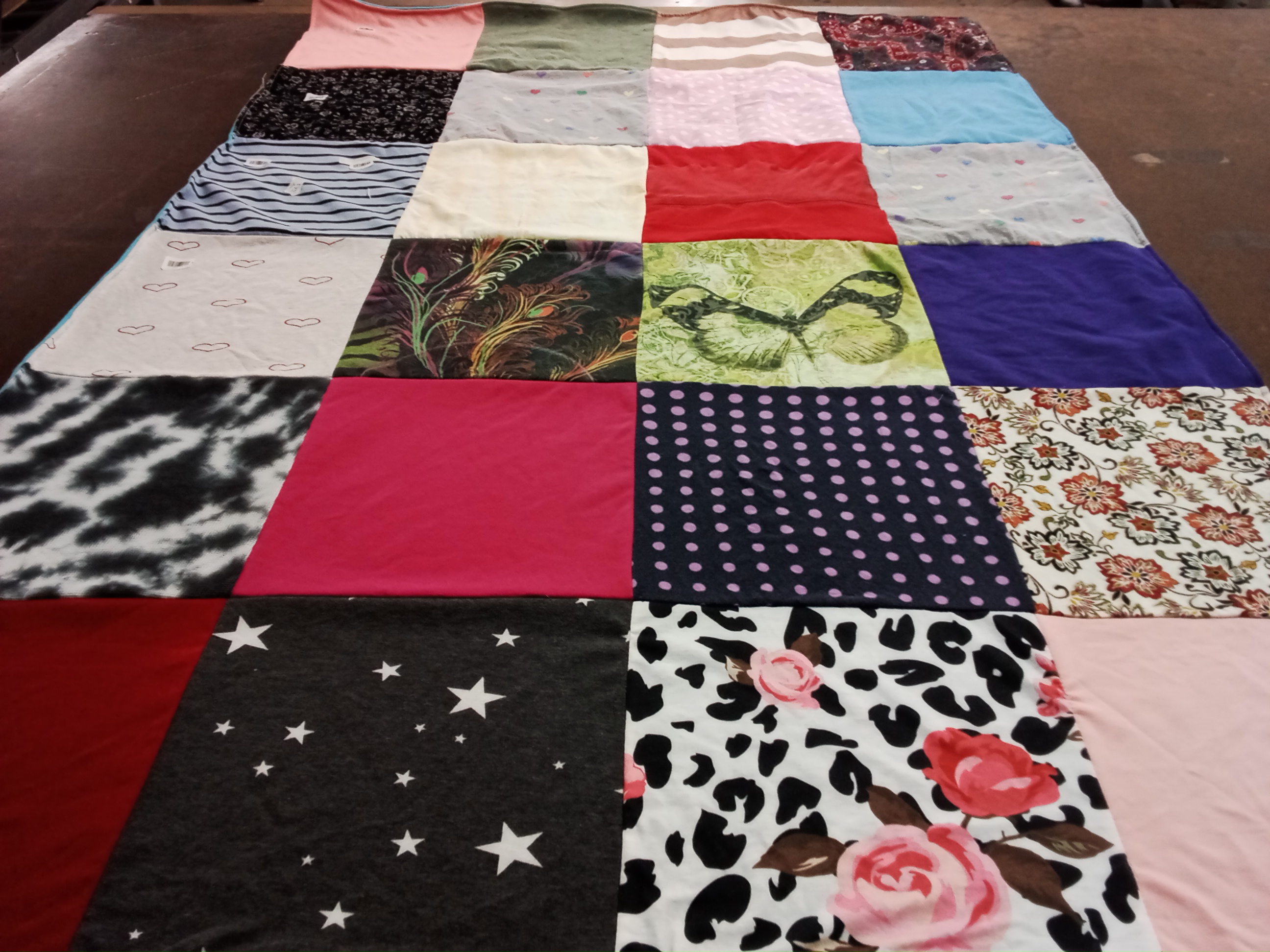T-shirt quilt with fashion, design themes by Janice from NY