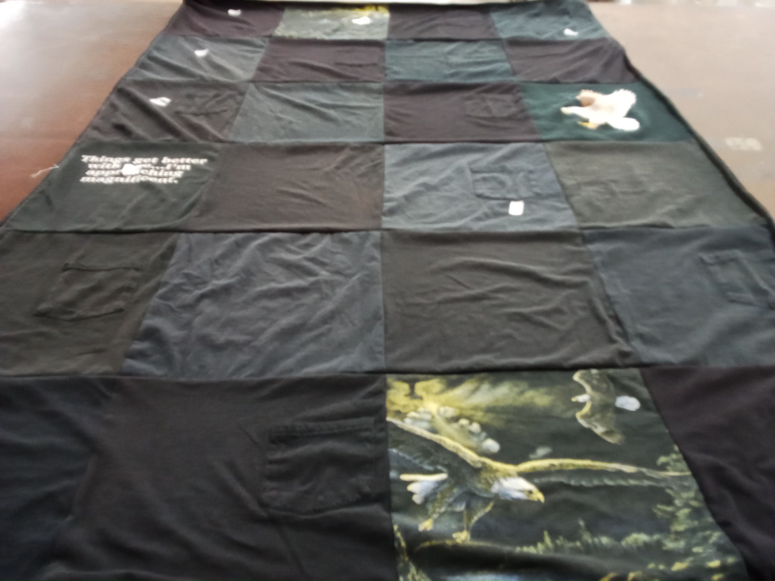 T-shirt quilt by Marcy from IA