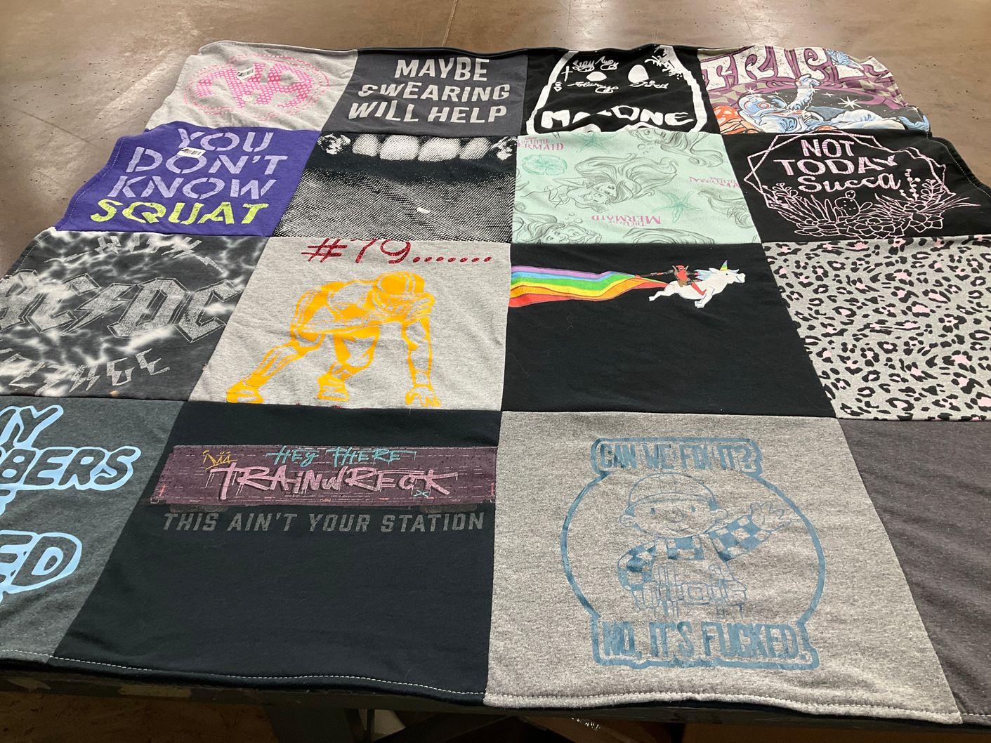 T-shirt quilt by Jennifer from OH