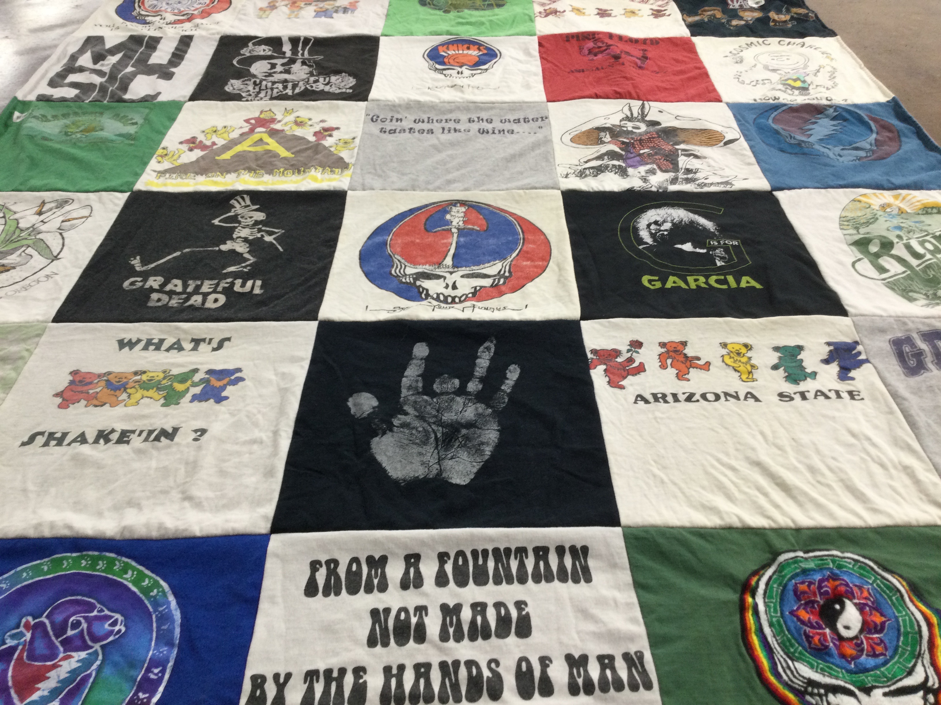 T-shirt quilt from arizona state university by Allison from NY