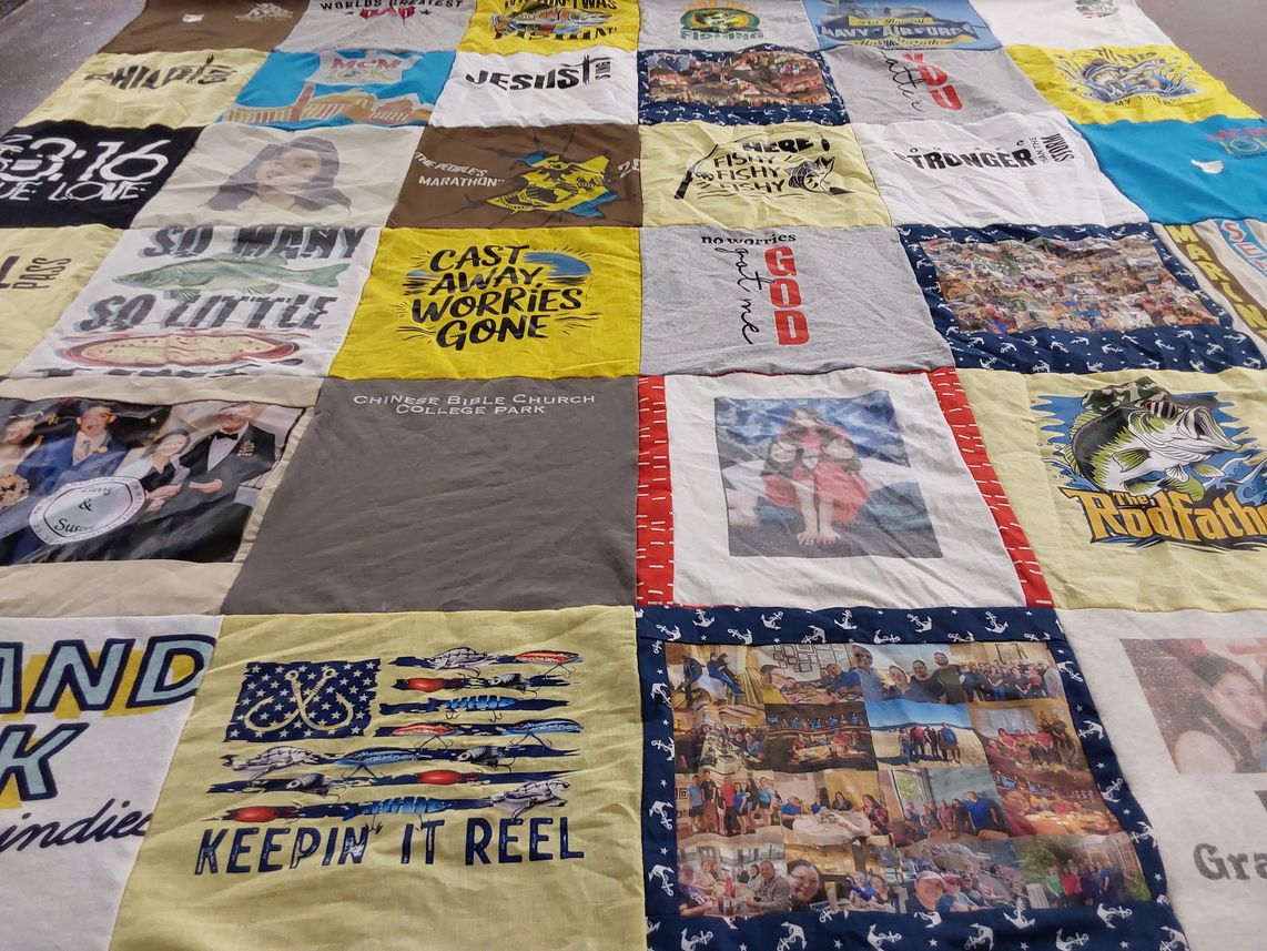 T-shirt quilt from chinese bible church college park by Erika from MD