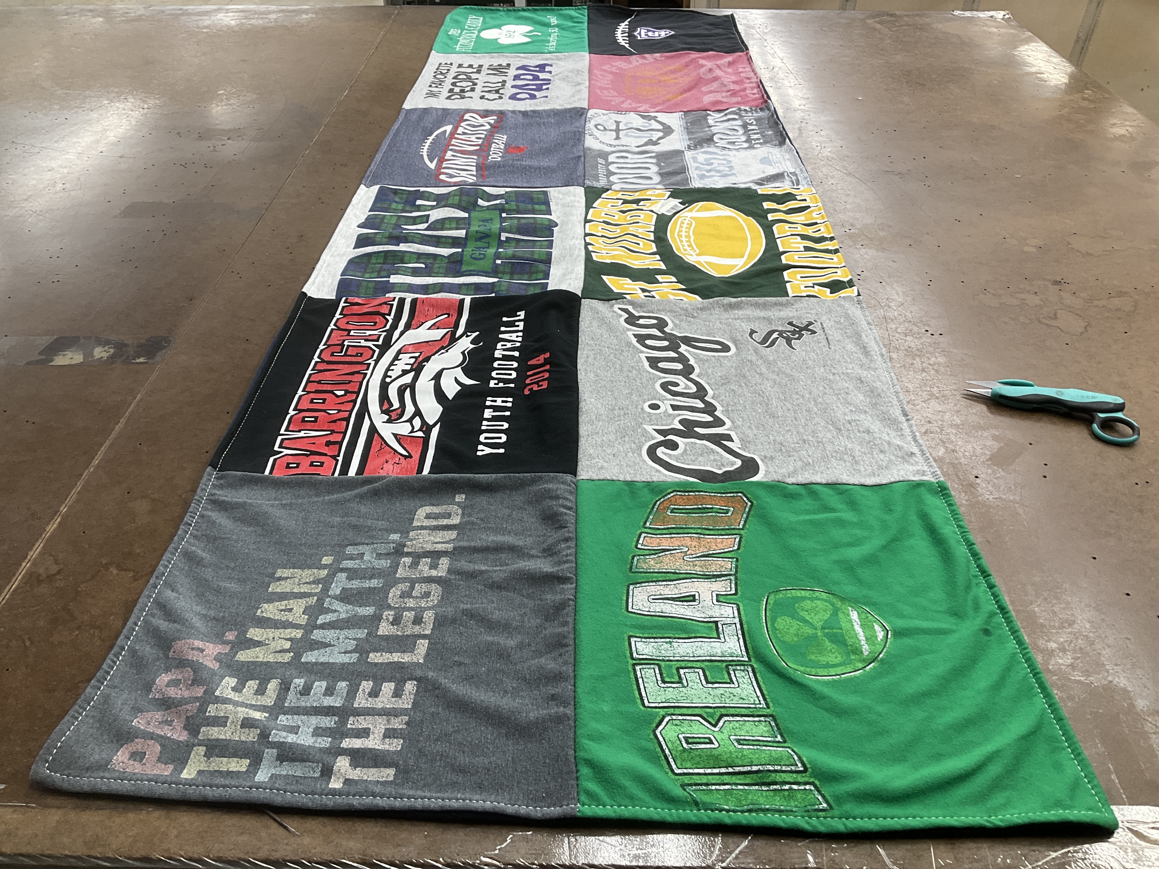 T-shirt quilt featuring chicago white sox by Cara from IL
