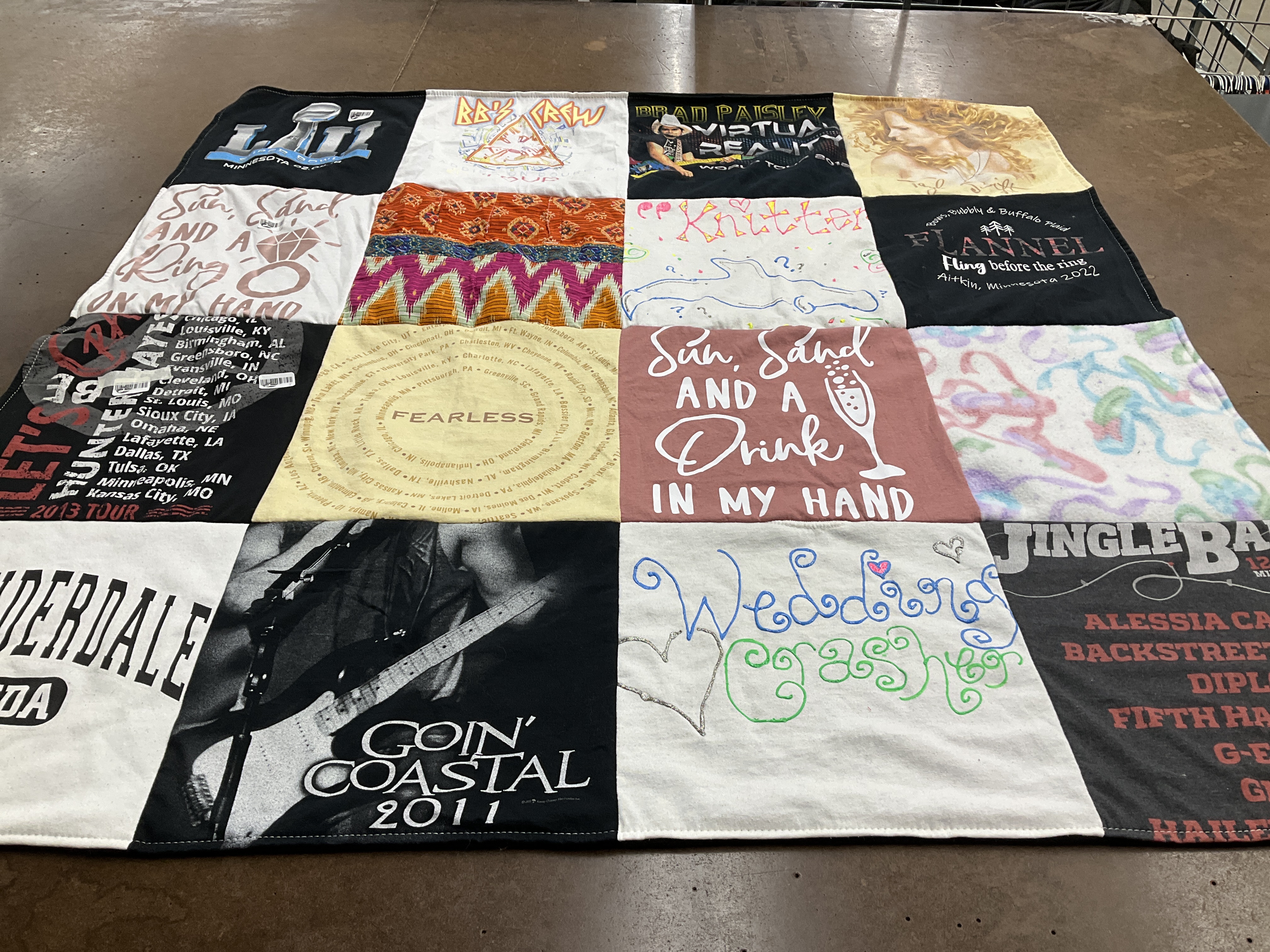 T-shirt quilt featuring n/a by Marijane from MN