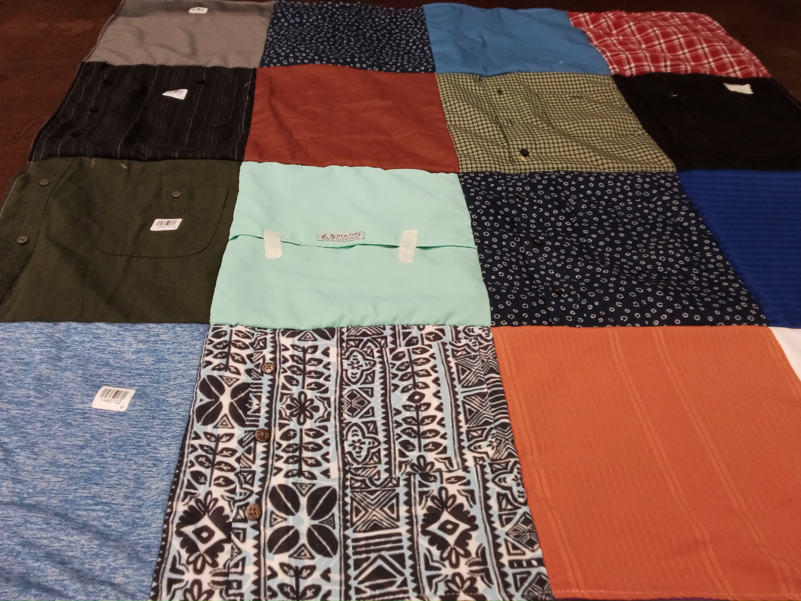 T-shirt quilt with fashion, crafting themes by Lauren from FL