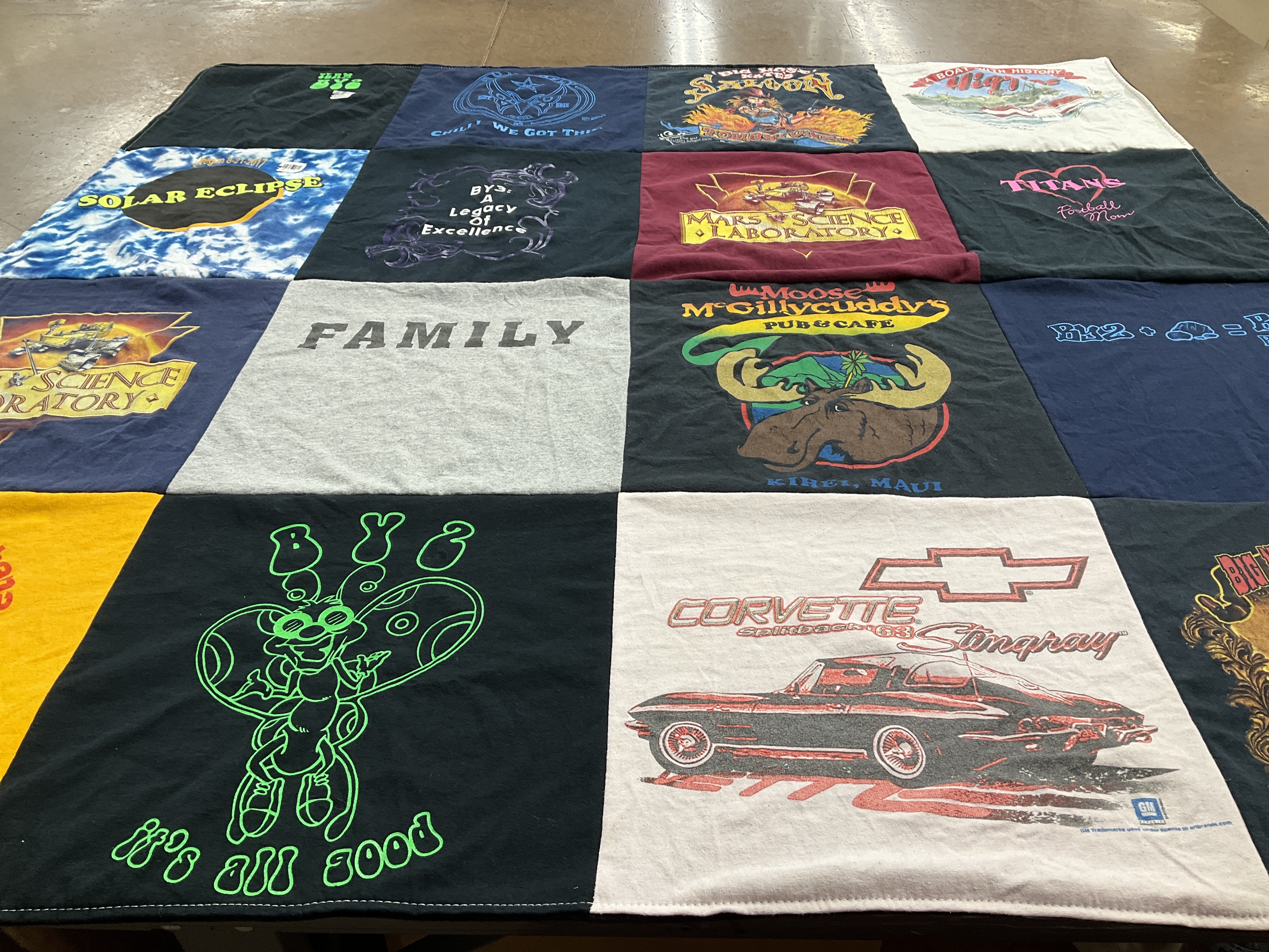 T-shirt quilt from byers academic legacy of excellence by Theresa from OR