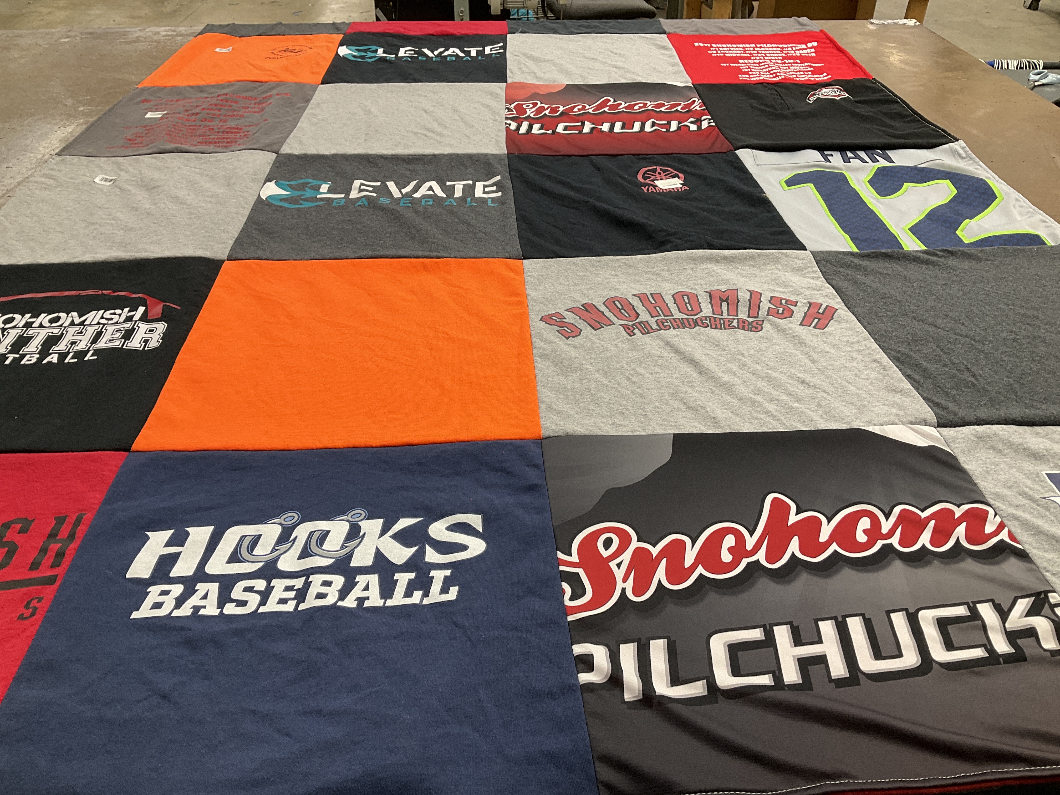 T-shirt quilt featuring snohomish pilchuck by Danielle from WA