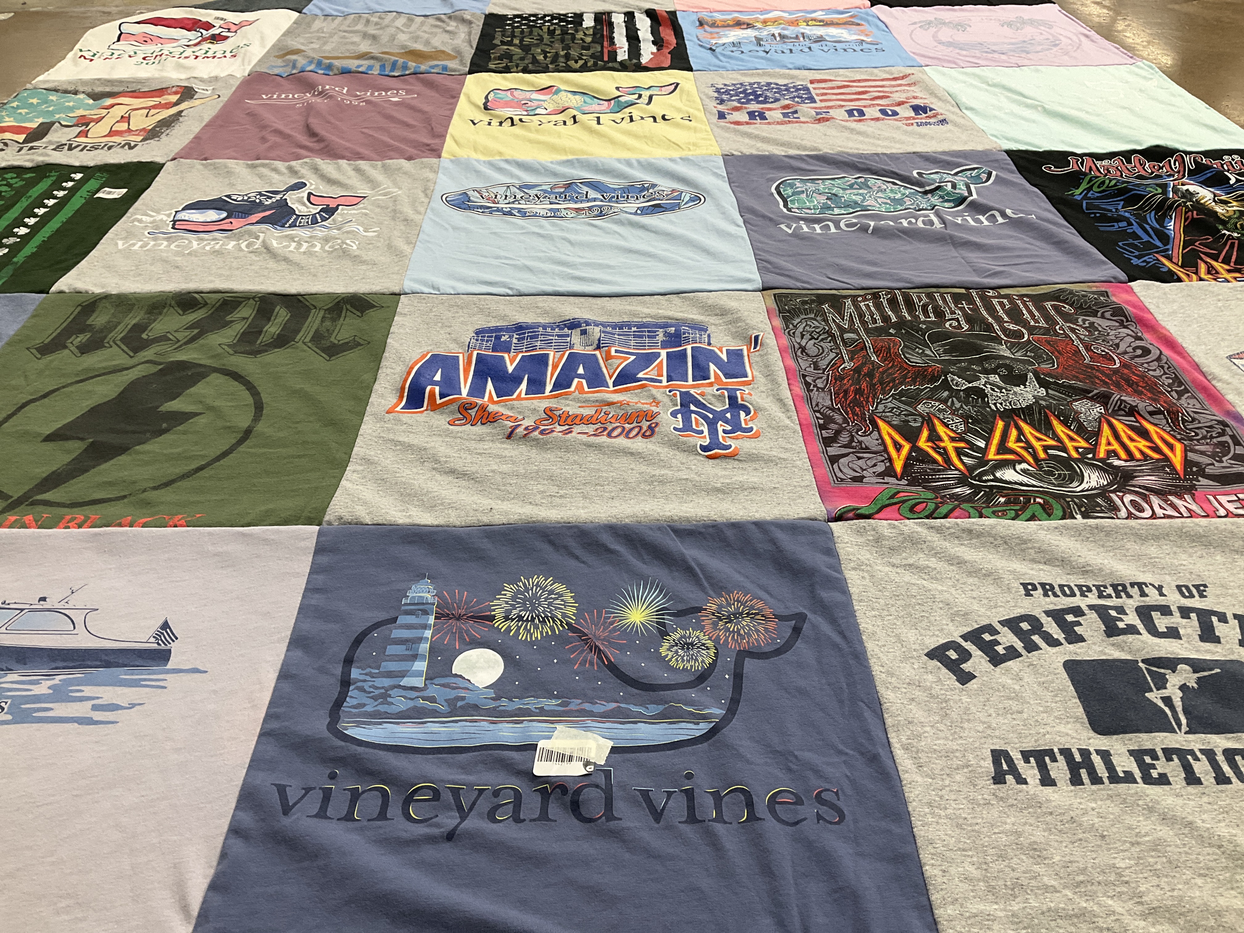T-shirt quilt featuring new york mets by Michael from NY