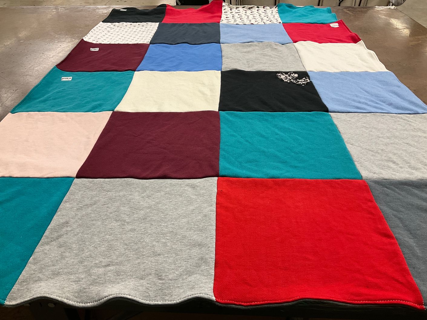 T-shirt quilt by Kelly from CA