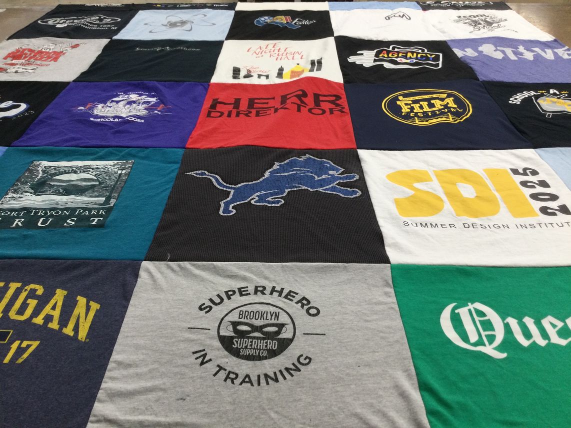 T-shirt quilt featuring none by Michael from NY