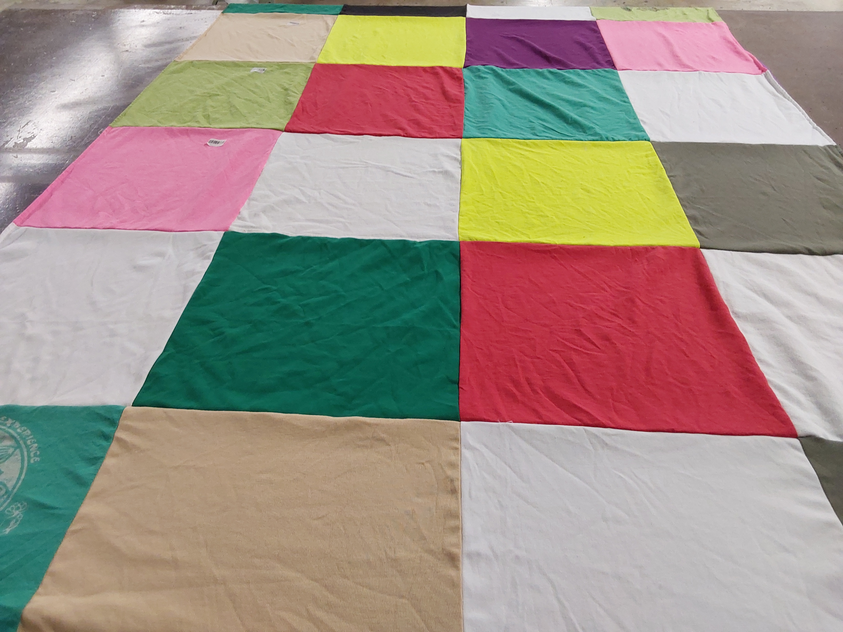 T-shirt quilt by Sandra from AK