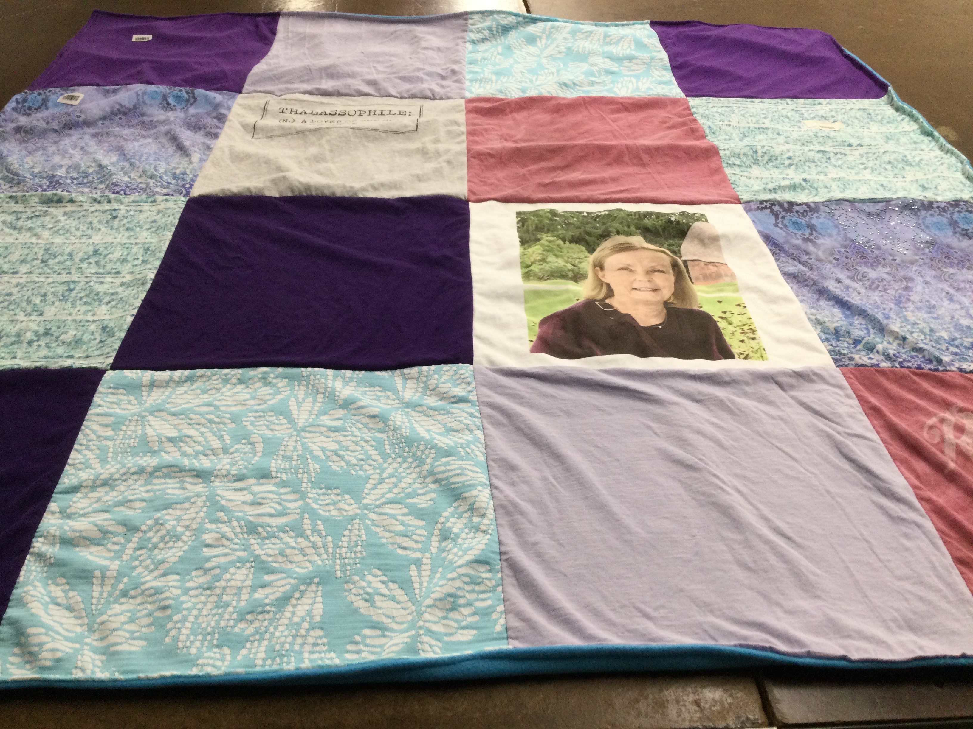 T-shirt quilt by Nancy from IL