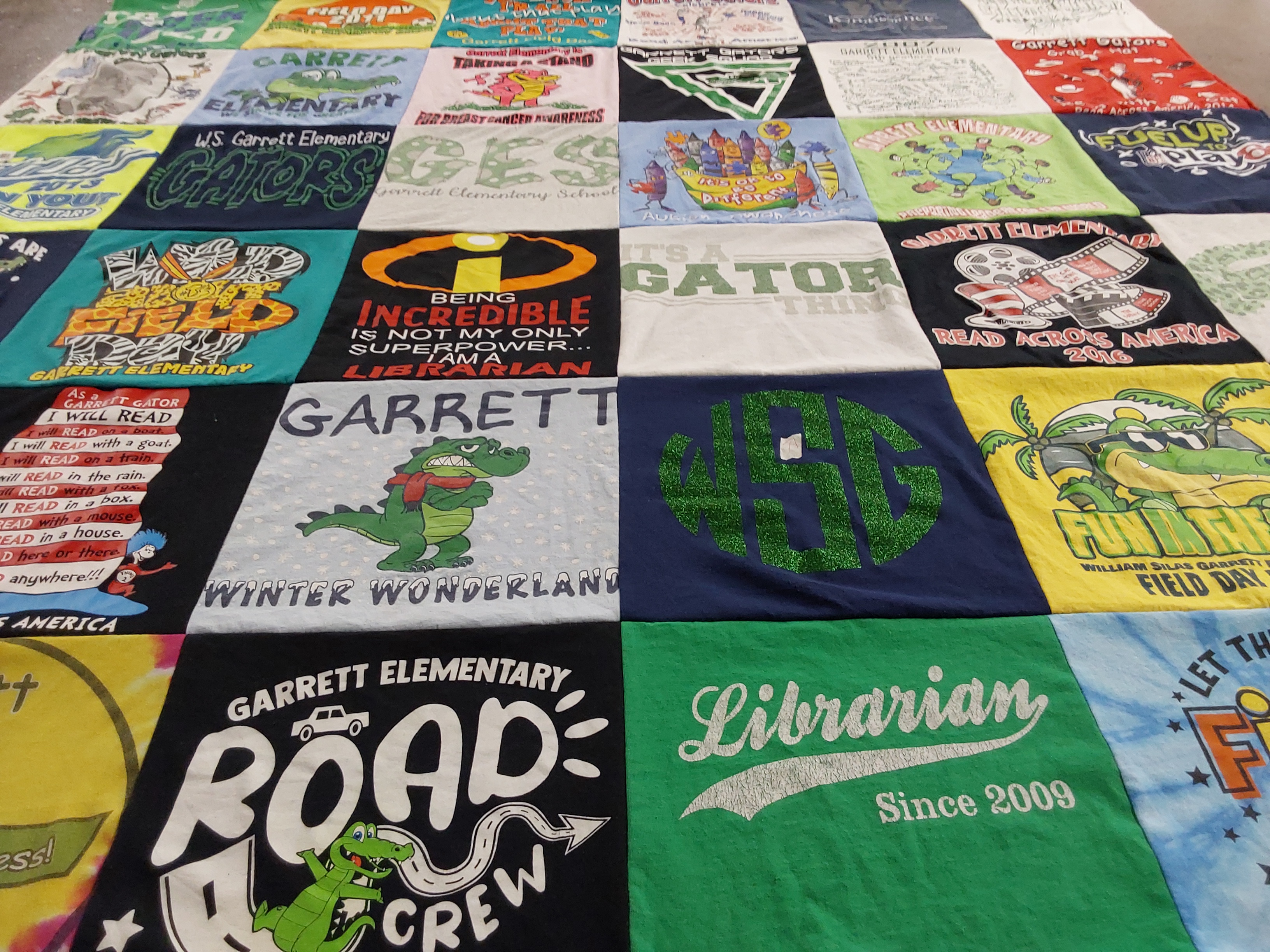 T-shirt quilt featuring garrett gators by Alicia from AL
