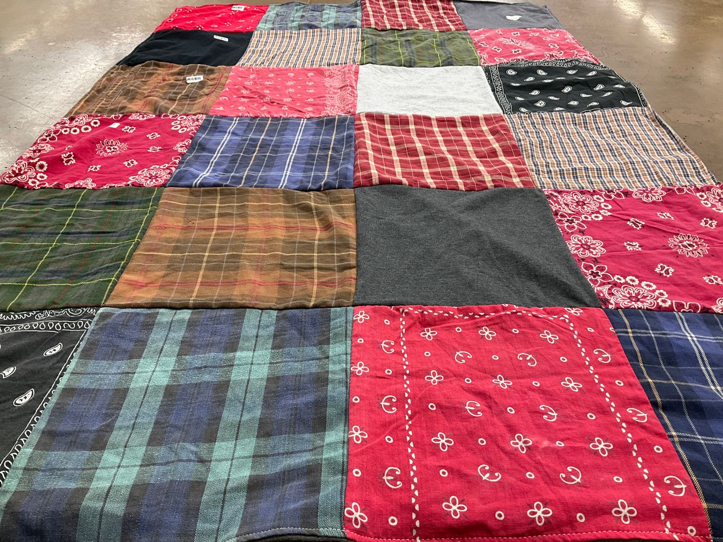 T-shirt quilt with sewing, crafting themes by Jennifer from FL