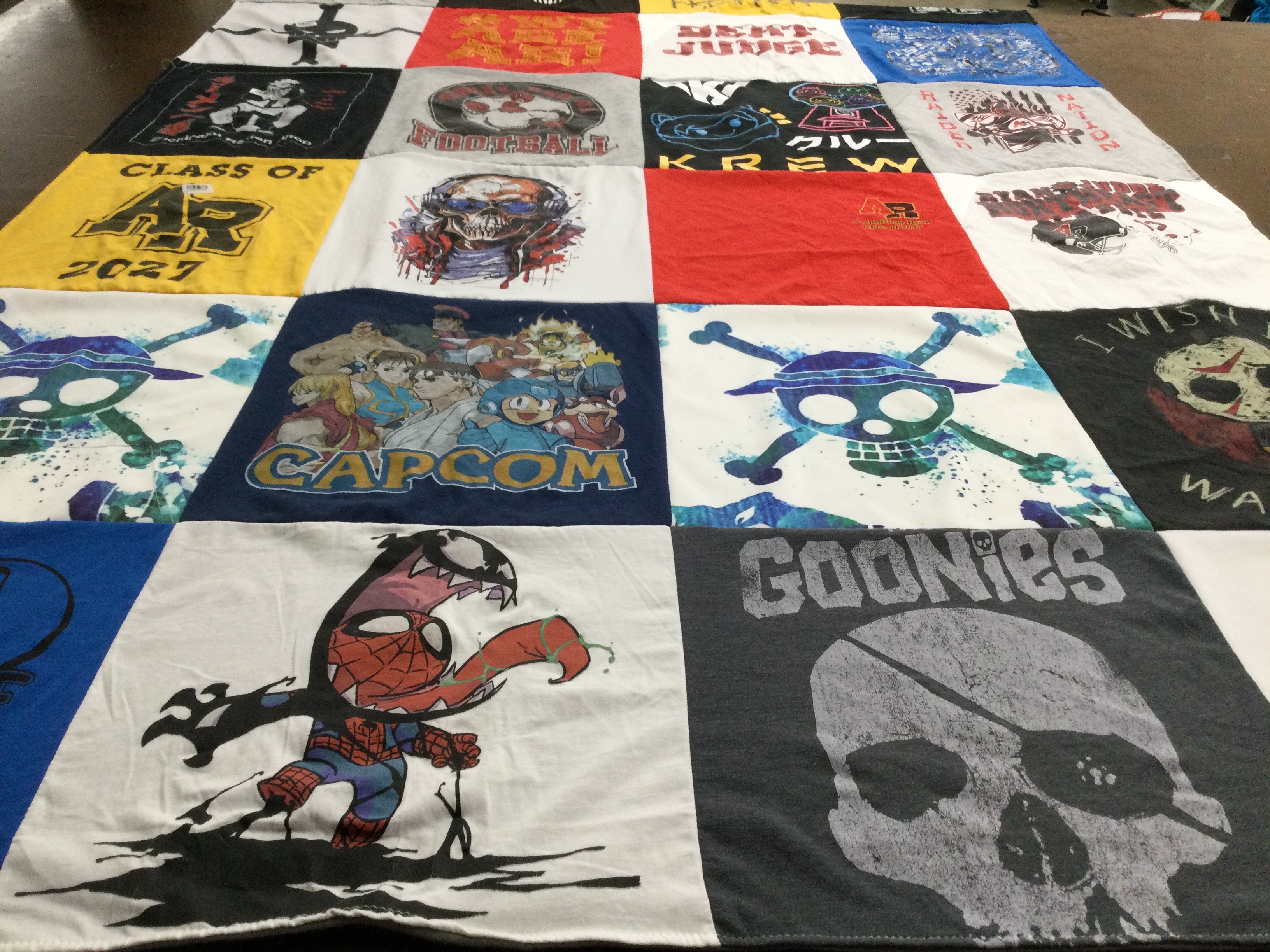 T-shirt quilt from ar university by Candice from PA