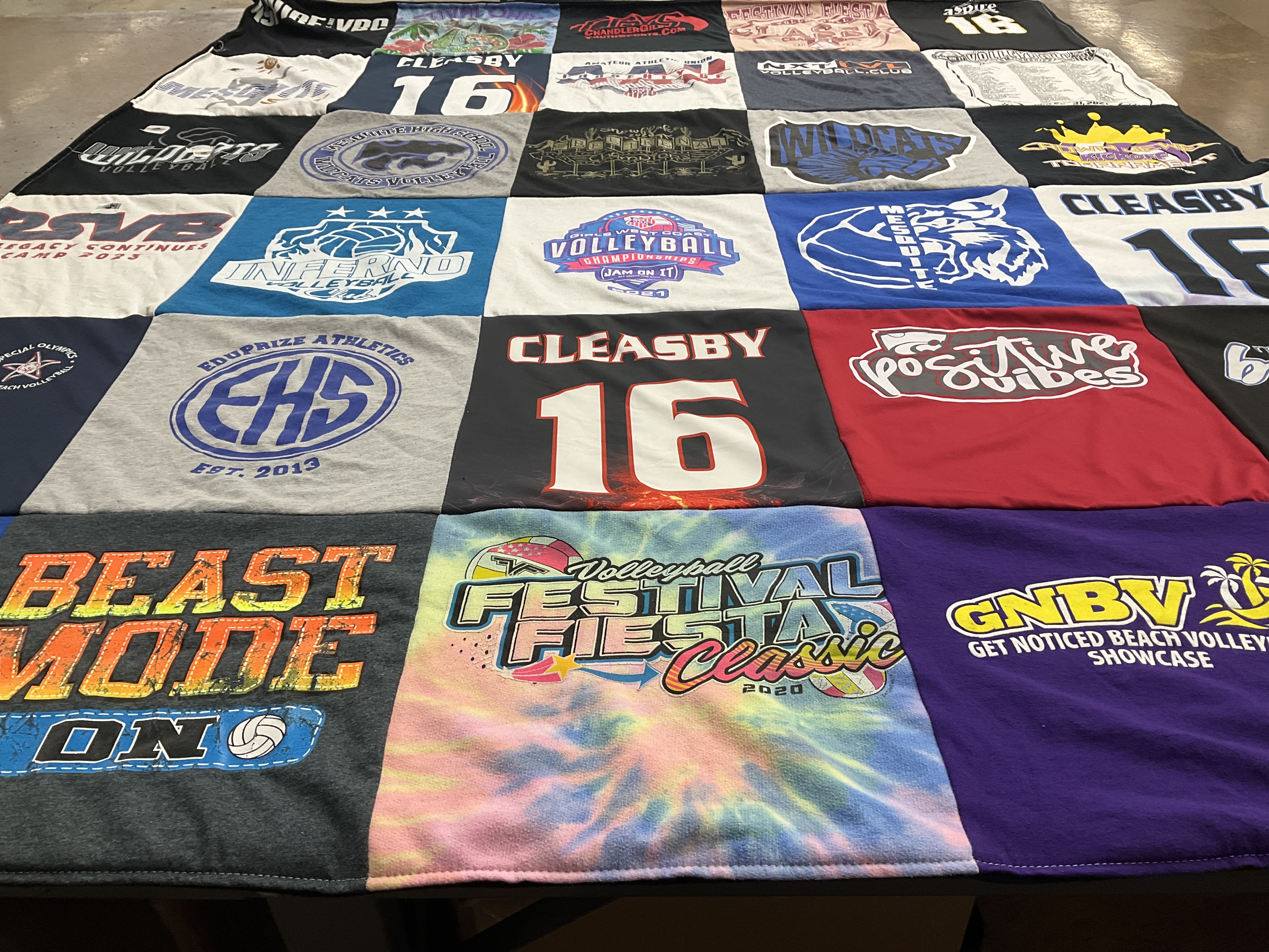 T-shirt quilt from equiprize athletics by Kristi from AZ