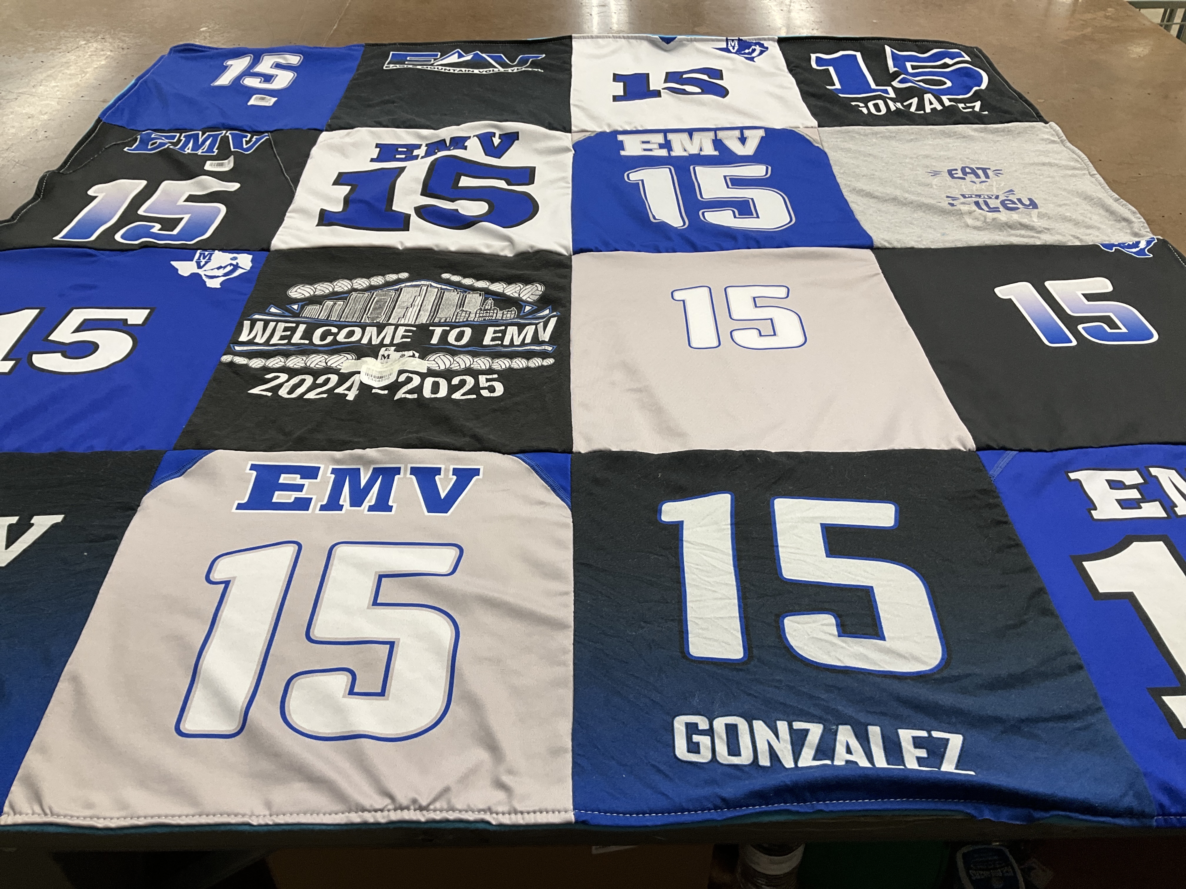 T-shirt quilt by Carlos from TX