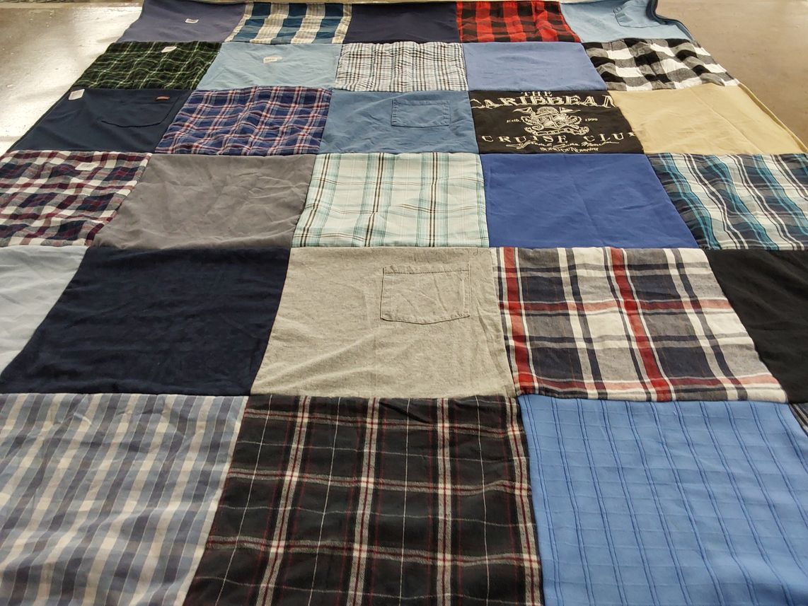 T-shirt quilt by Jeremiah from VA