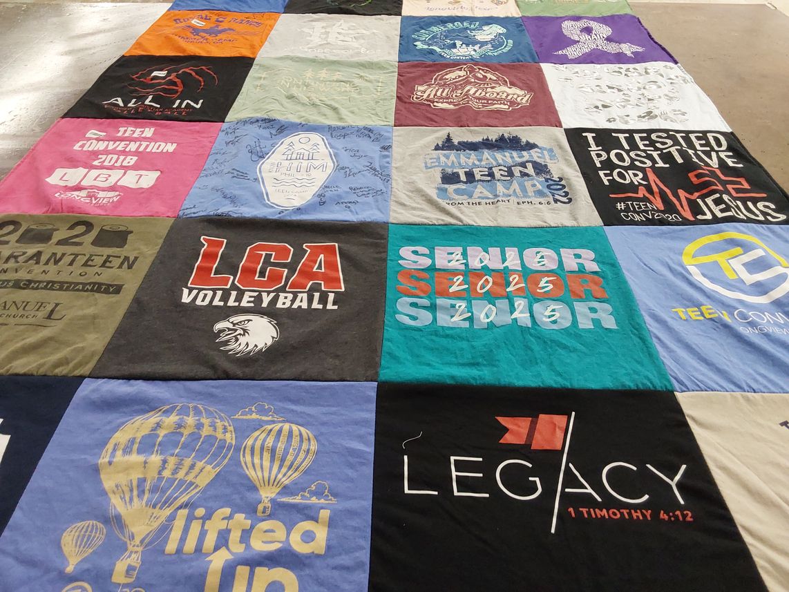 T-shirt quilt from lca by Jamie from TX
