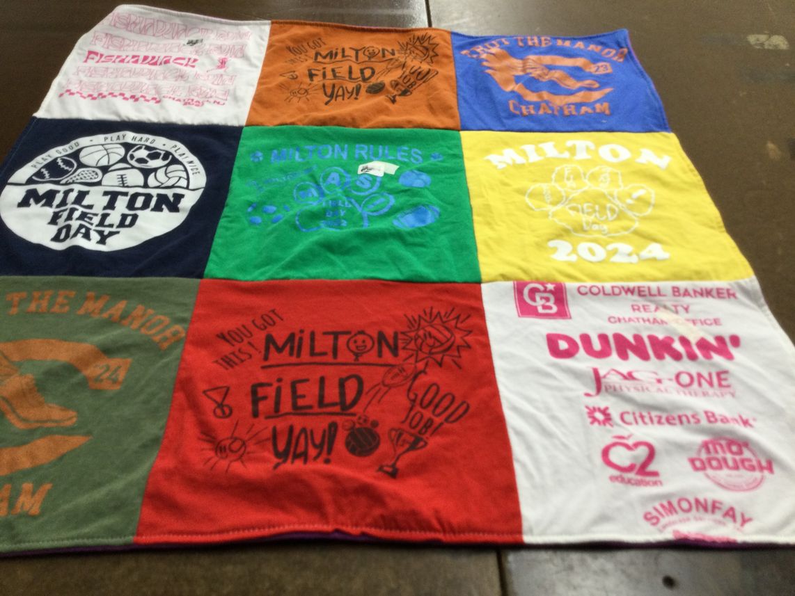 T-shirt quilt featuring the manor by Lauren from NJ