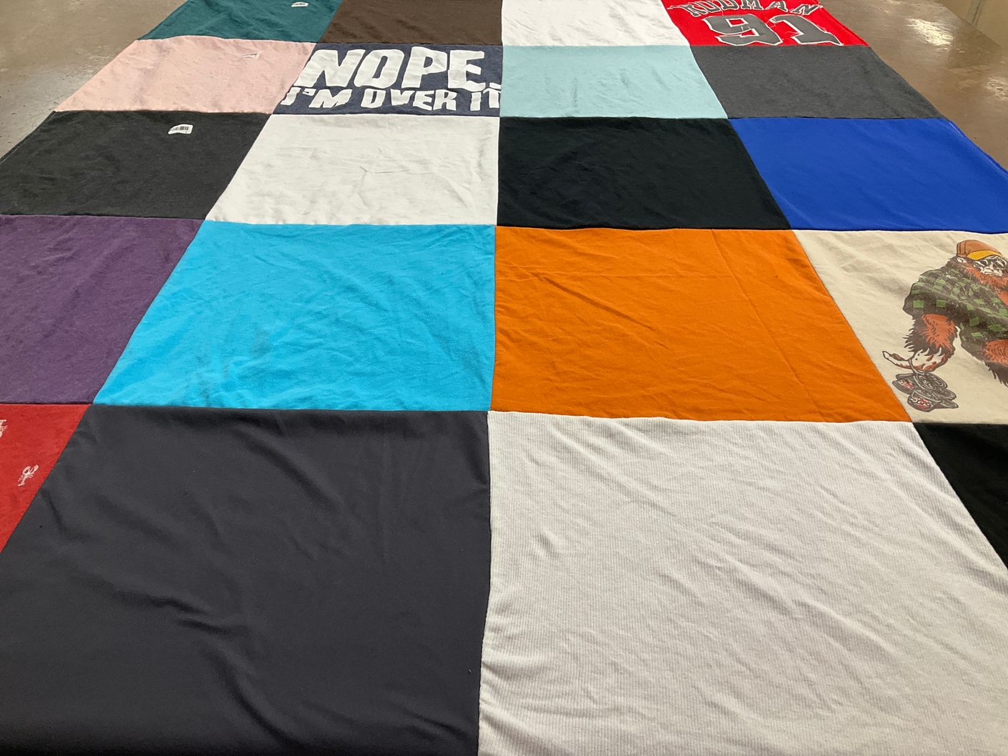 T-shirt quilt by Denise from IL