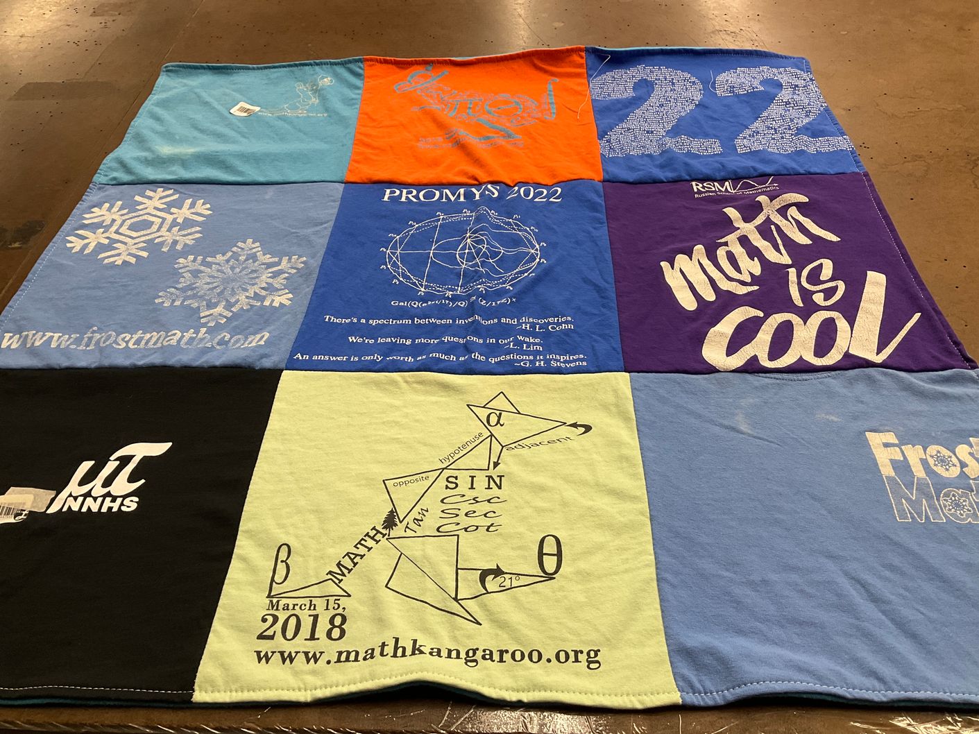 T-shirt quilt from nhs by Jennifer from MA