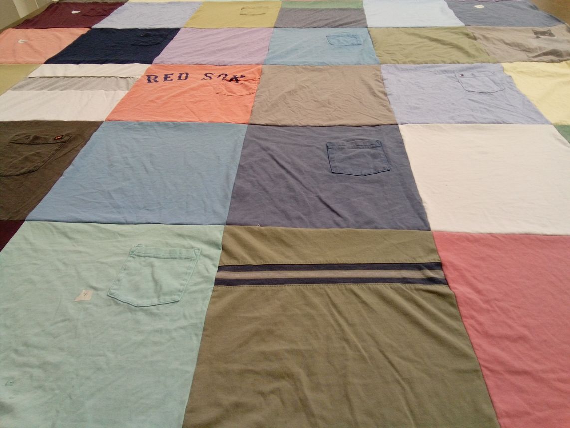 T-shirt quilt by C from NH