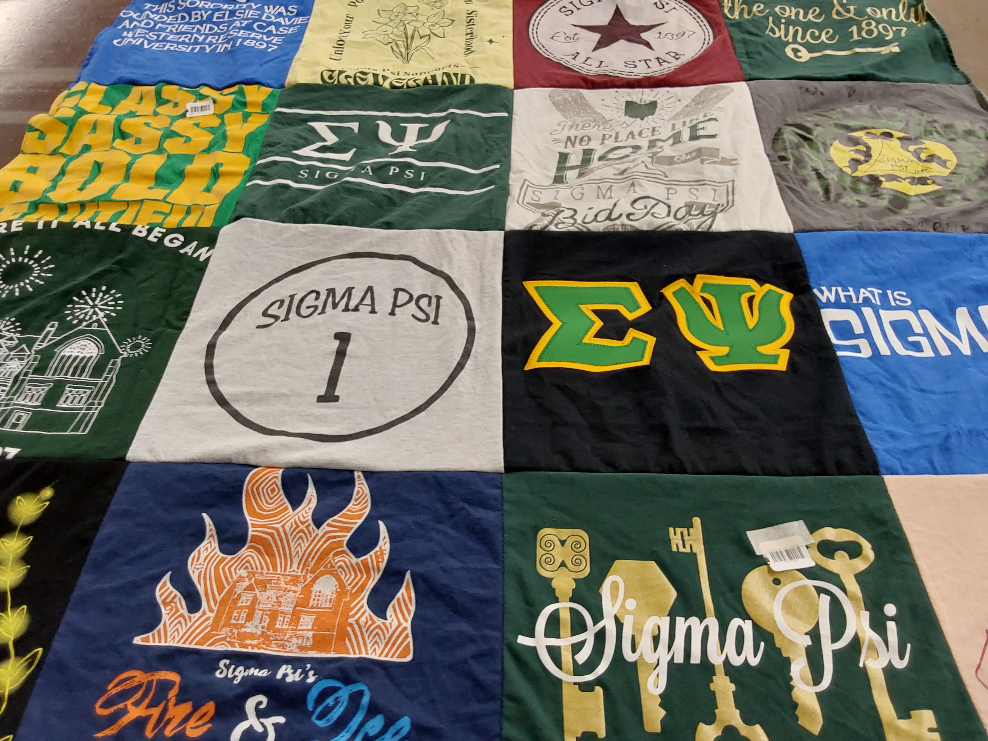 T-shirt quilt from eastern kentucky university by Katherine from OH