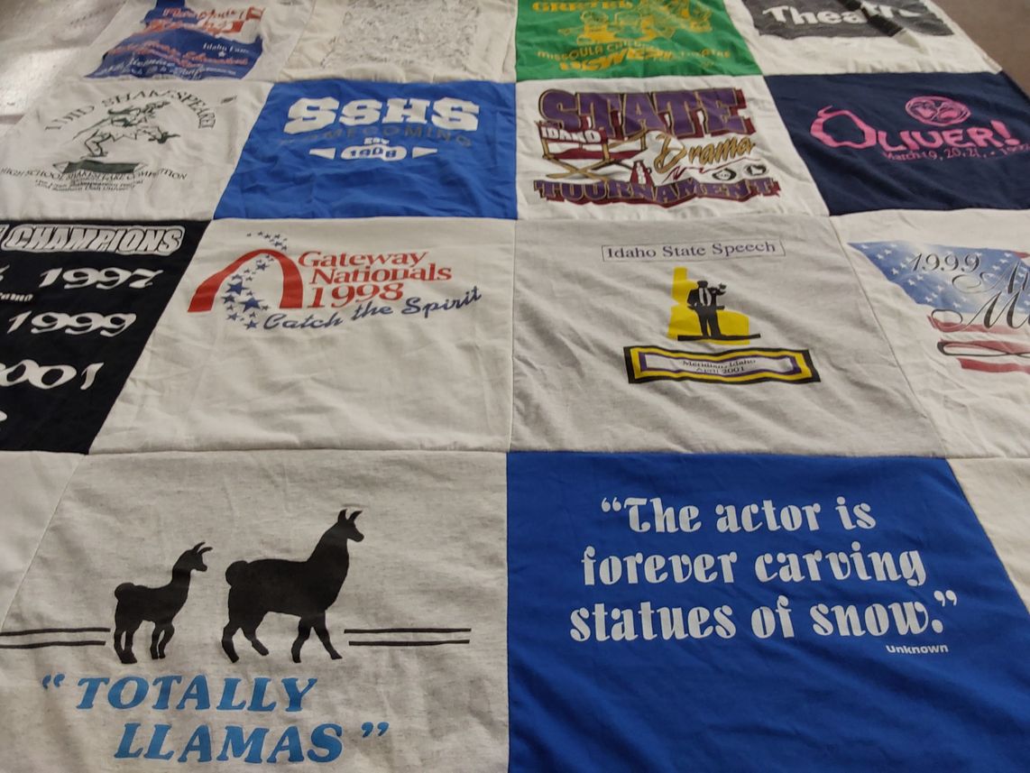 T-shirt quilt from sshs by Gloria from PA
