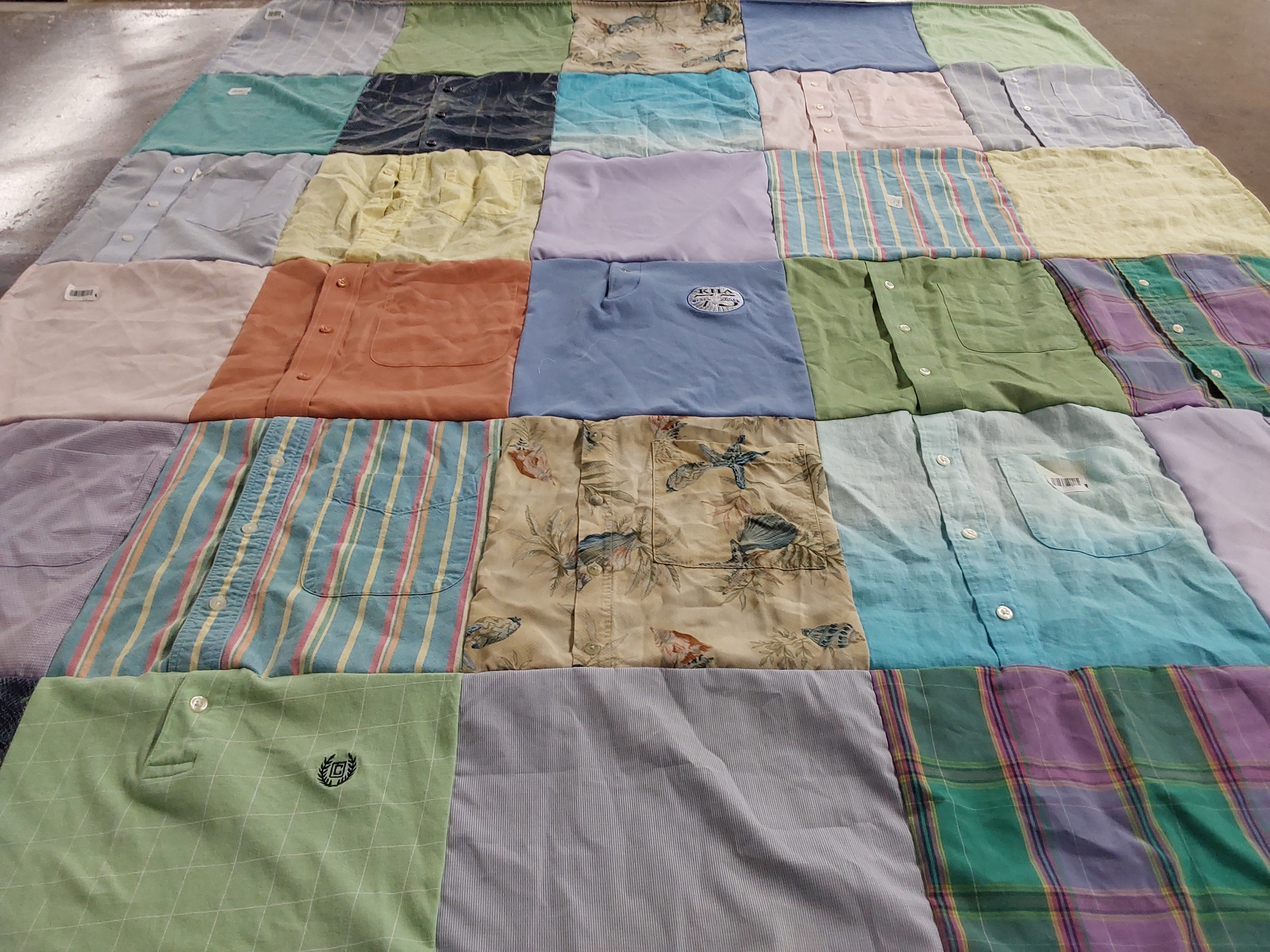 T-shirt quilt by Cathy from KY