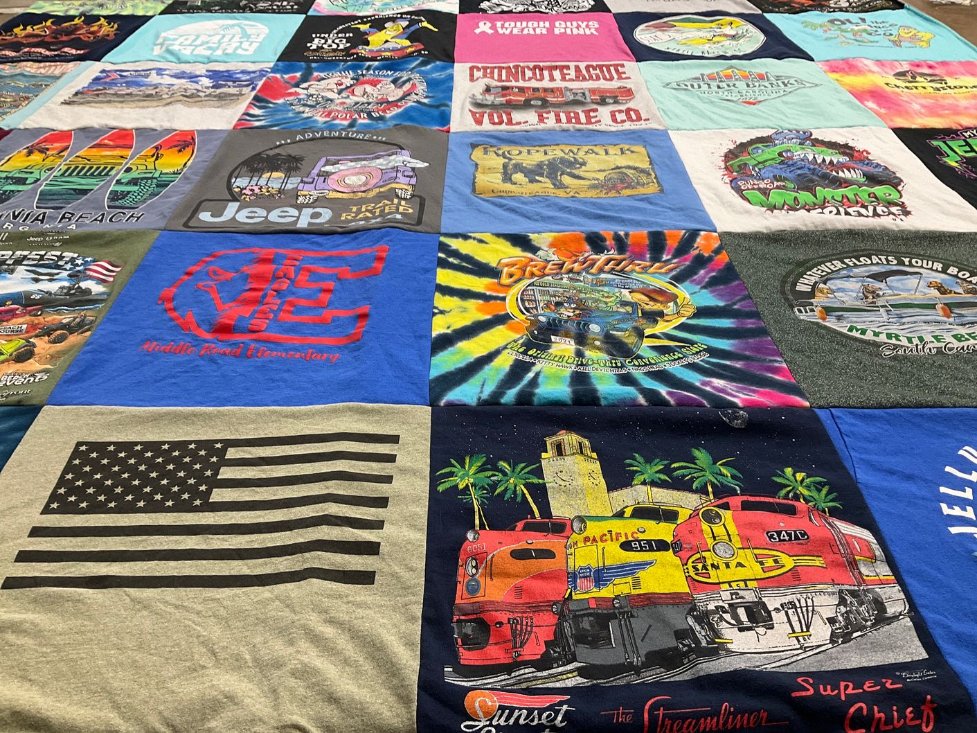 T-shirt quilt from middle road elementary school by meghann from VA