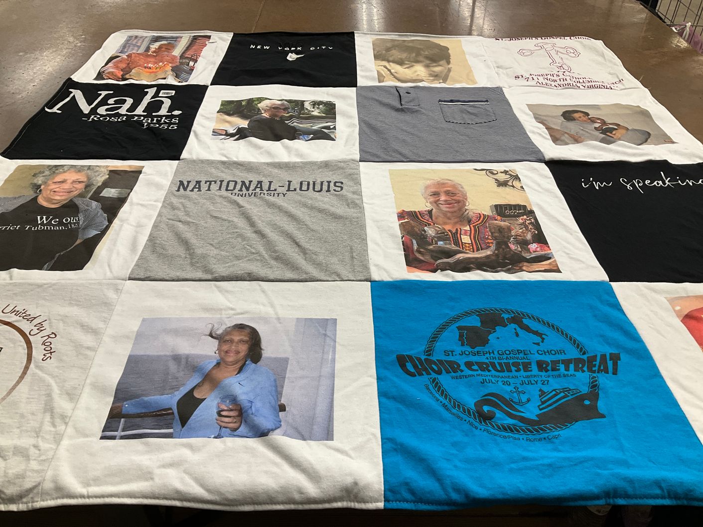 T-shirt quilt from national-louis university by Patricia from VA