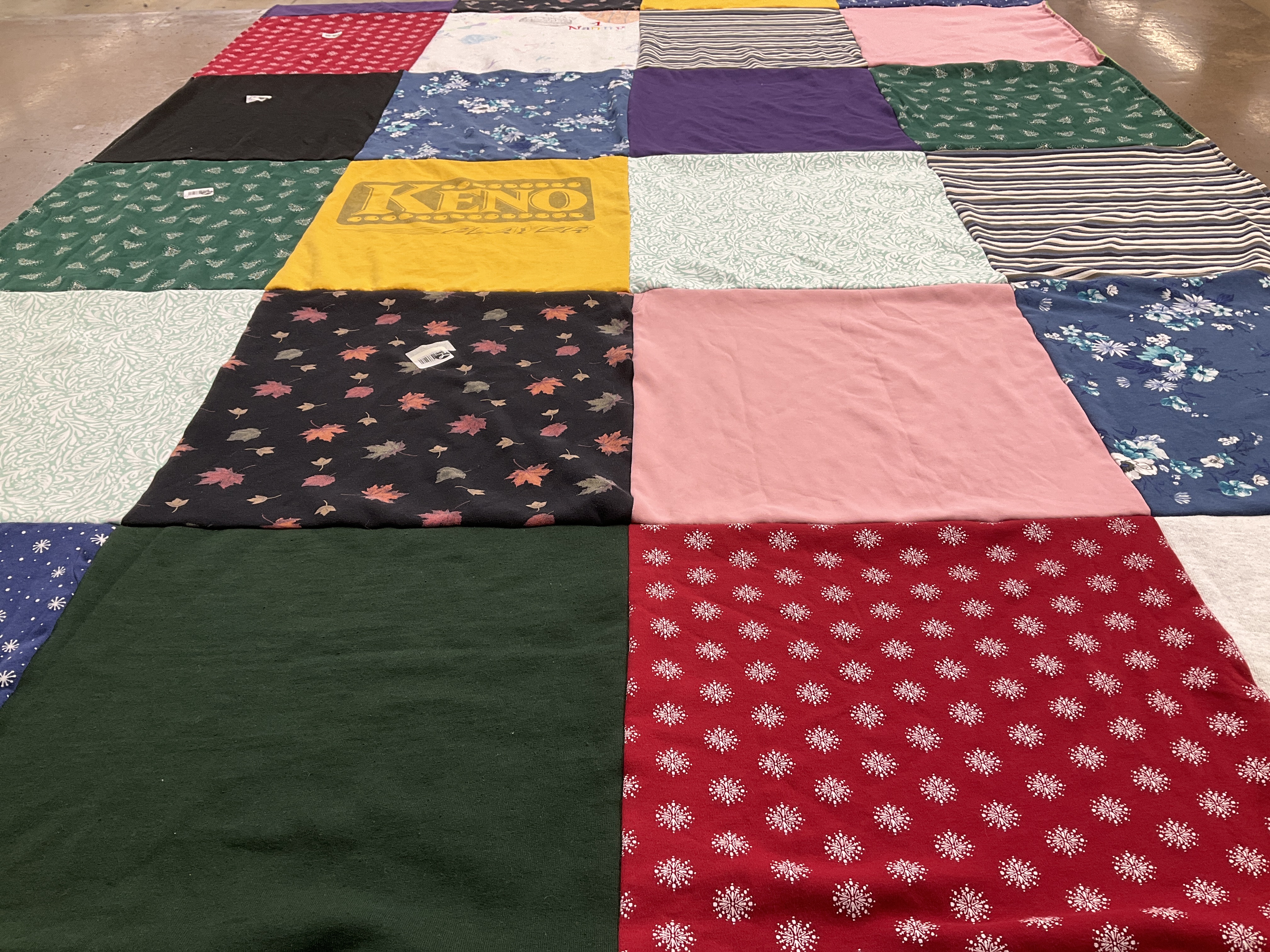 T-shirt quilt by Kelley from NH