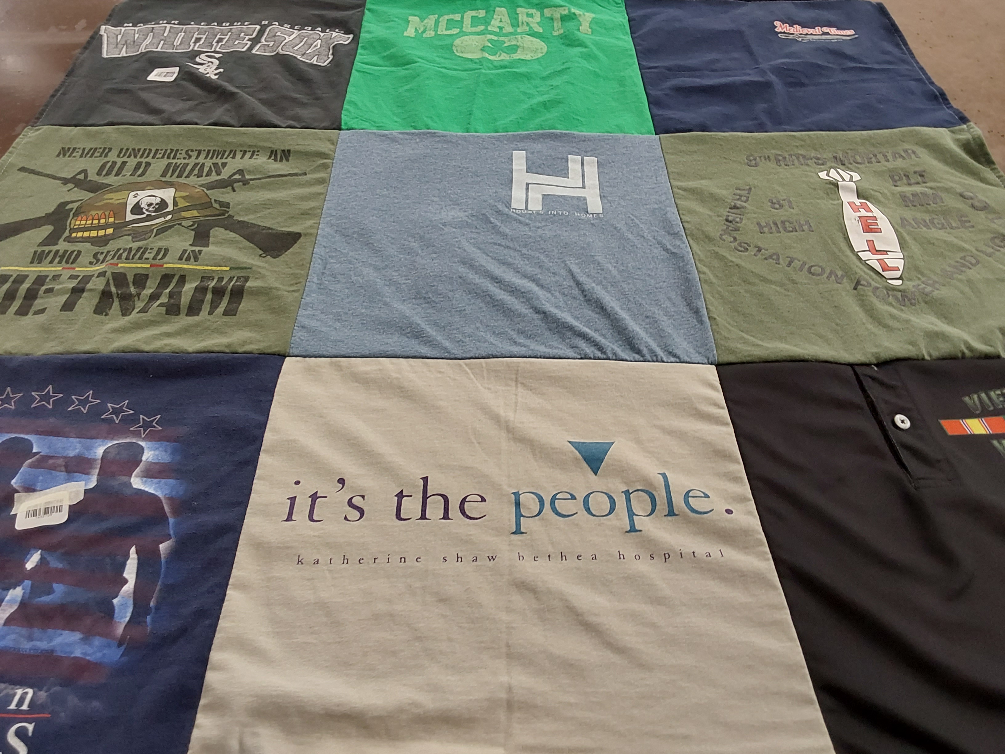 T-shirt quilt featuring chicago white sox by Kimberly from IL
