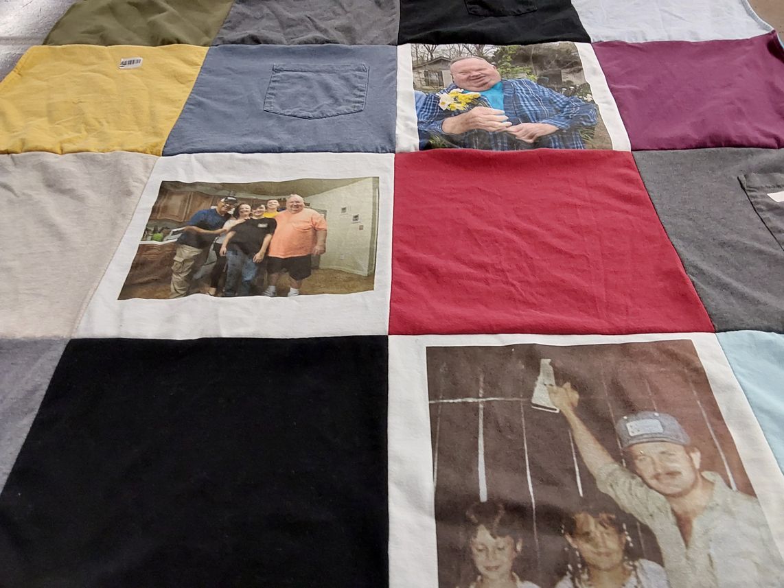T-shirt quilt by Philip from OR