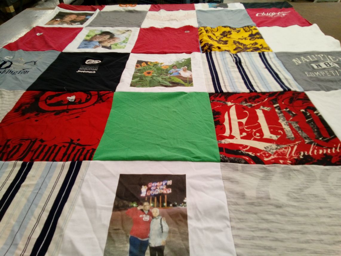T-shirt quilt by Elizabeth from MD