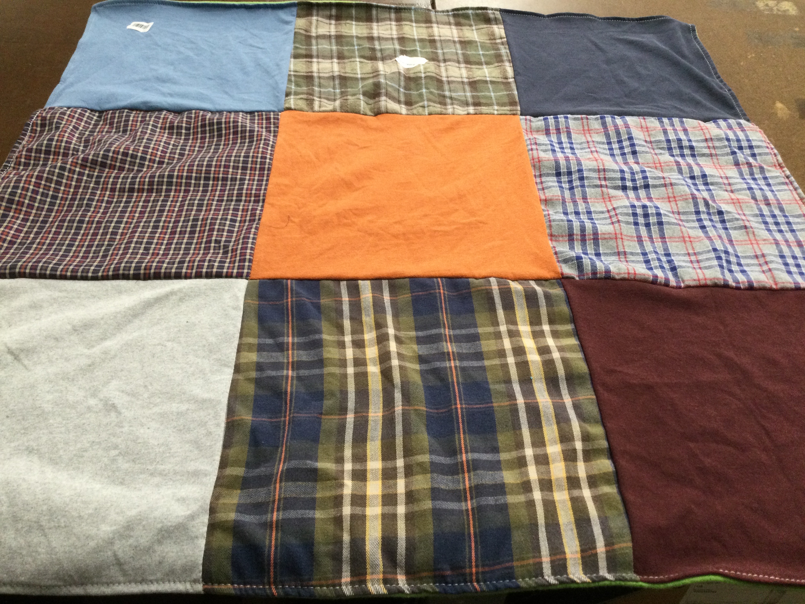 T-shirt quilt with sewing, crafting themes by Jennifer from SC