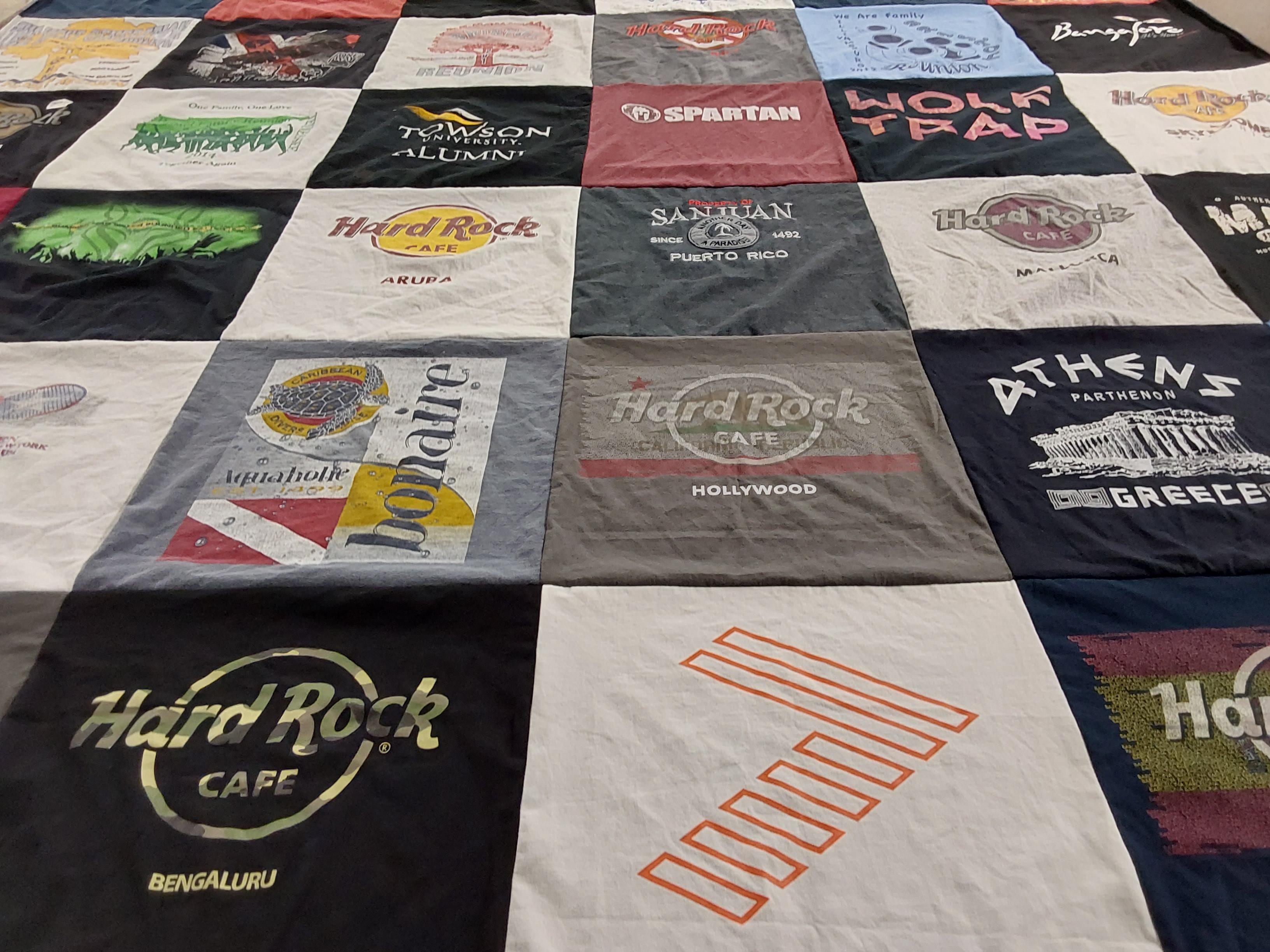 T-shirt quilt from towson university by James from MD