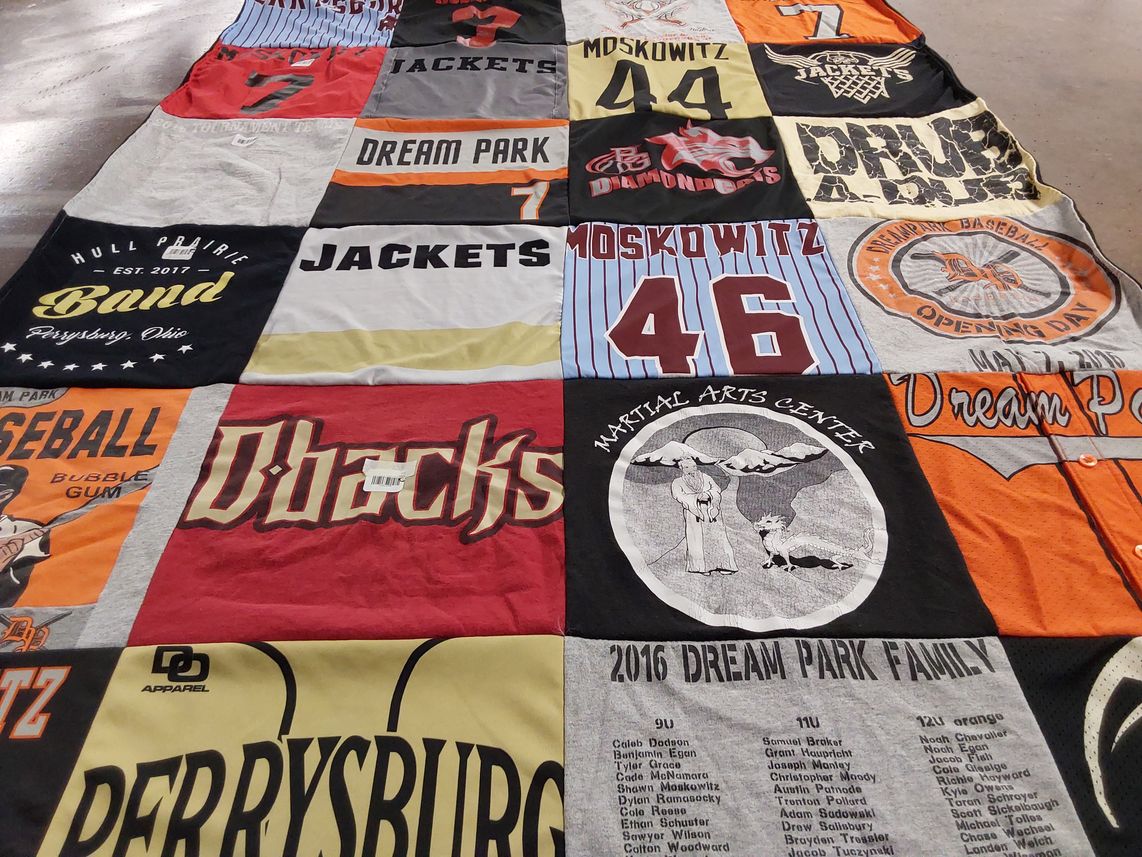 T-shirt quilt featuring dbacks baseball team by Scott from OH