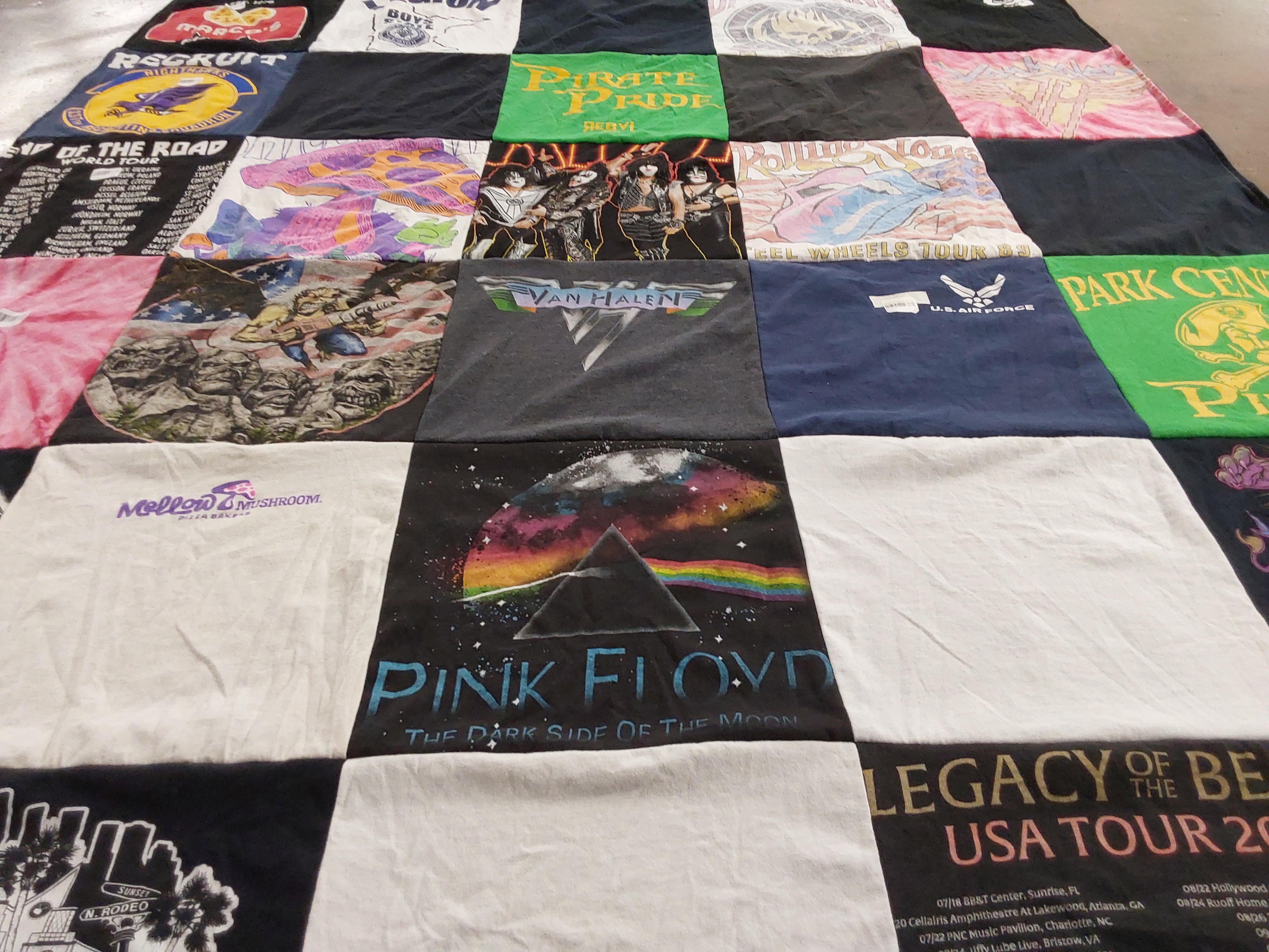 T-shirt quilt from park center pride by Penny from SC