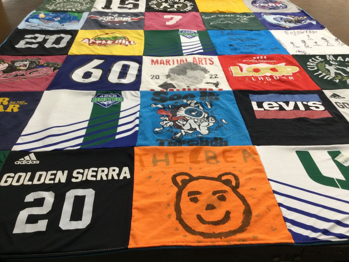 T-shirt quilt featuring united soccer club by robert from CA
