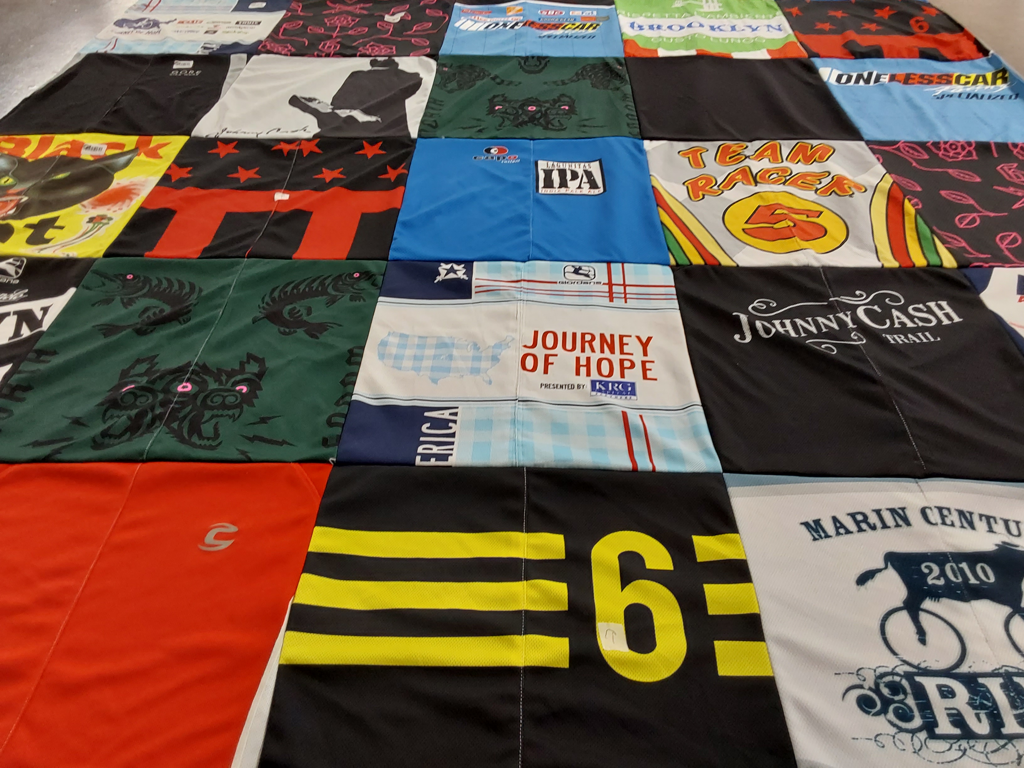 T-shirt quilt by Kristen from PA